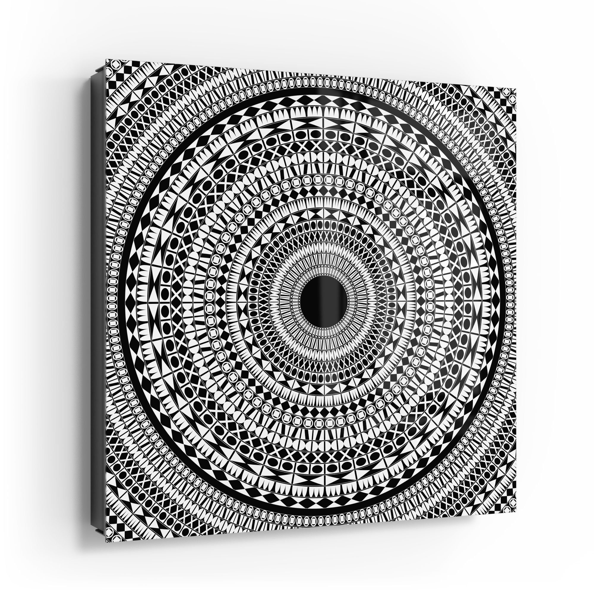 DEQORI Schlüsselkasten 'Kreisförmiges Mandala', Glas Schlüsselbox günstig online kaufen