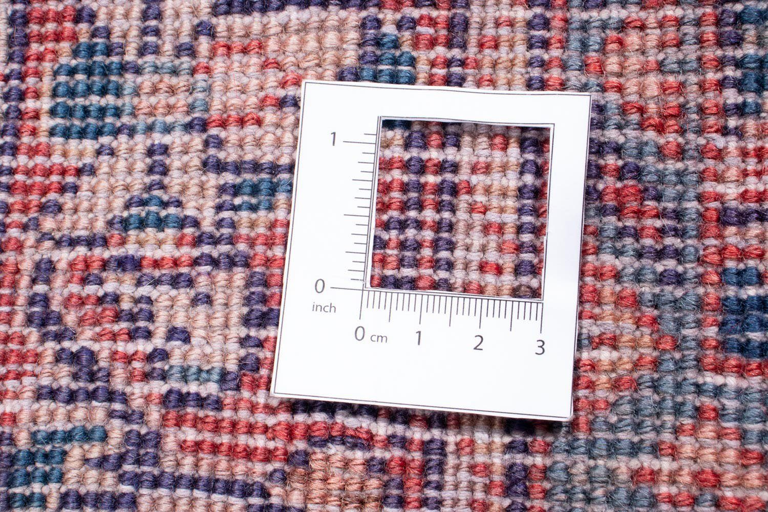 Orientteppich Perser - 110 rechteckig, Handgeknüpft, 354 cm morgenland, Wohnzimmer, mm, Einzelstück Höhe: Zertifikat dunkelblau, 10 - mit Nomadic - x