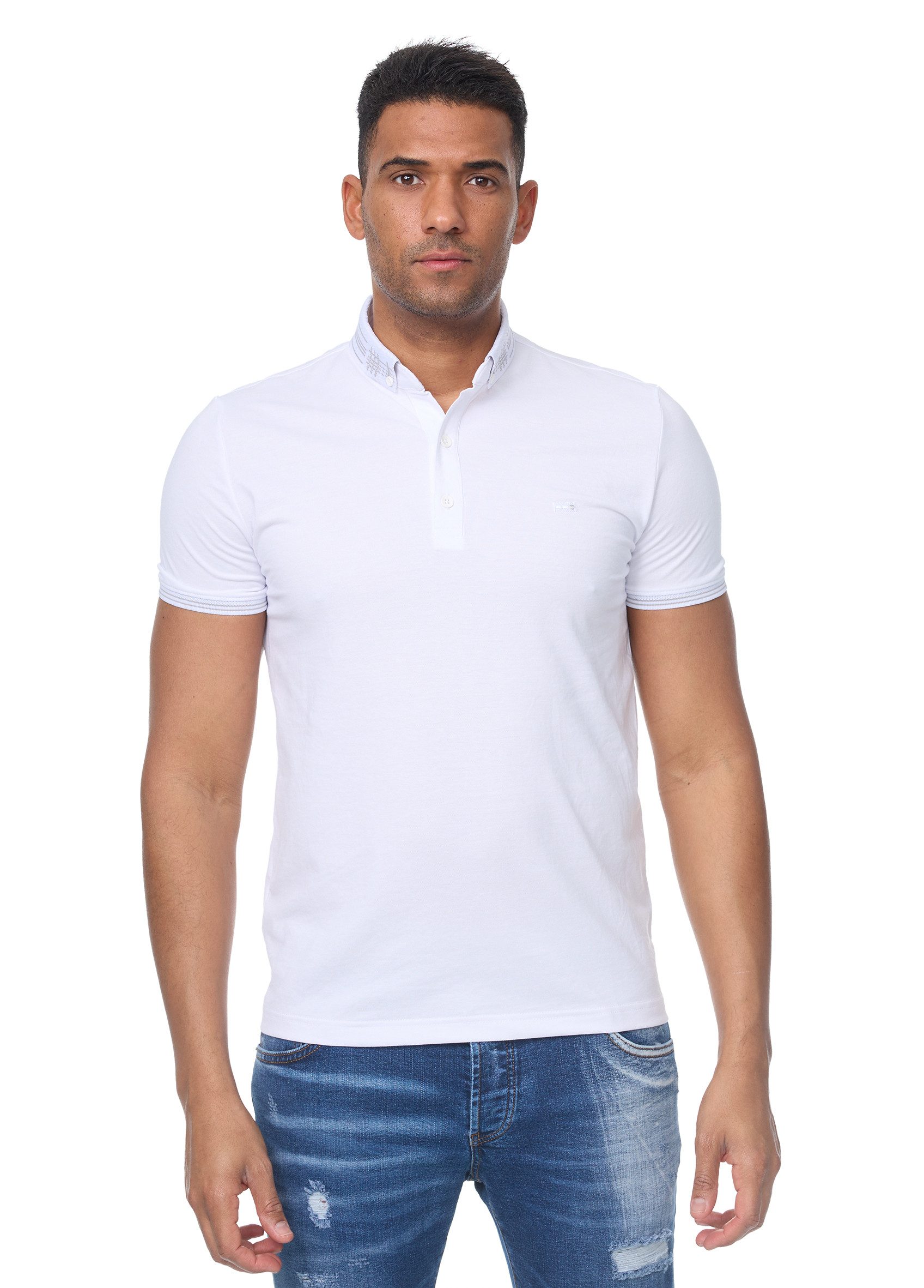 Denim Distriqt Poloshirt Modernes sommerliches Herren günstig online kaufen