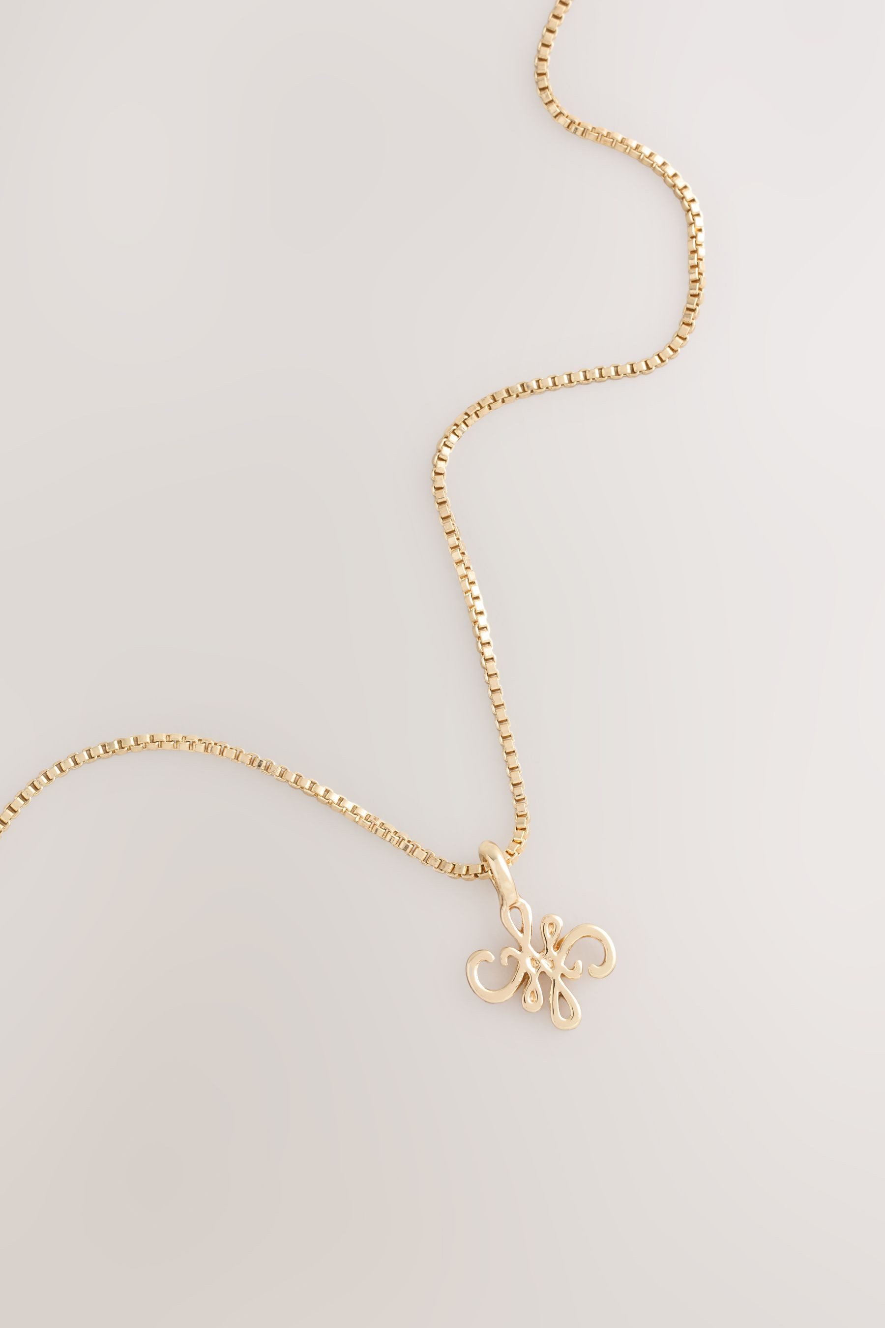 Next Kette mit Anhänger Zarte Halskette, Monogramm (1-tlg)
