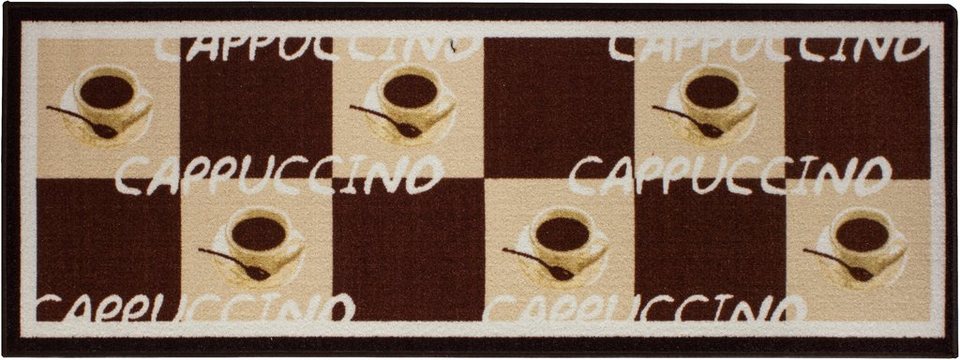 Küchenläufer Coffee, Andiamo, rechteckig, Höhe: 5 mm, Motiv Kaffee, mit  Schriftzug, Küche, 0,8 kg/m² Gesamtgewicht