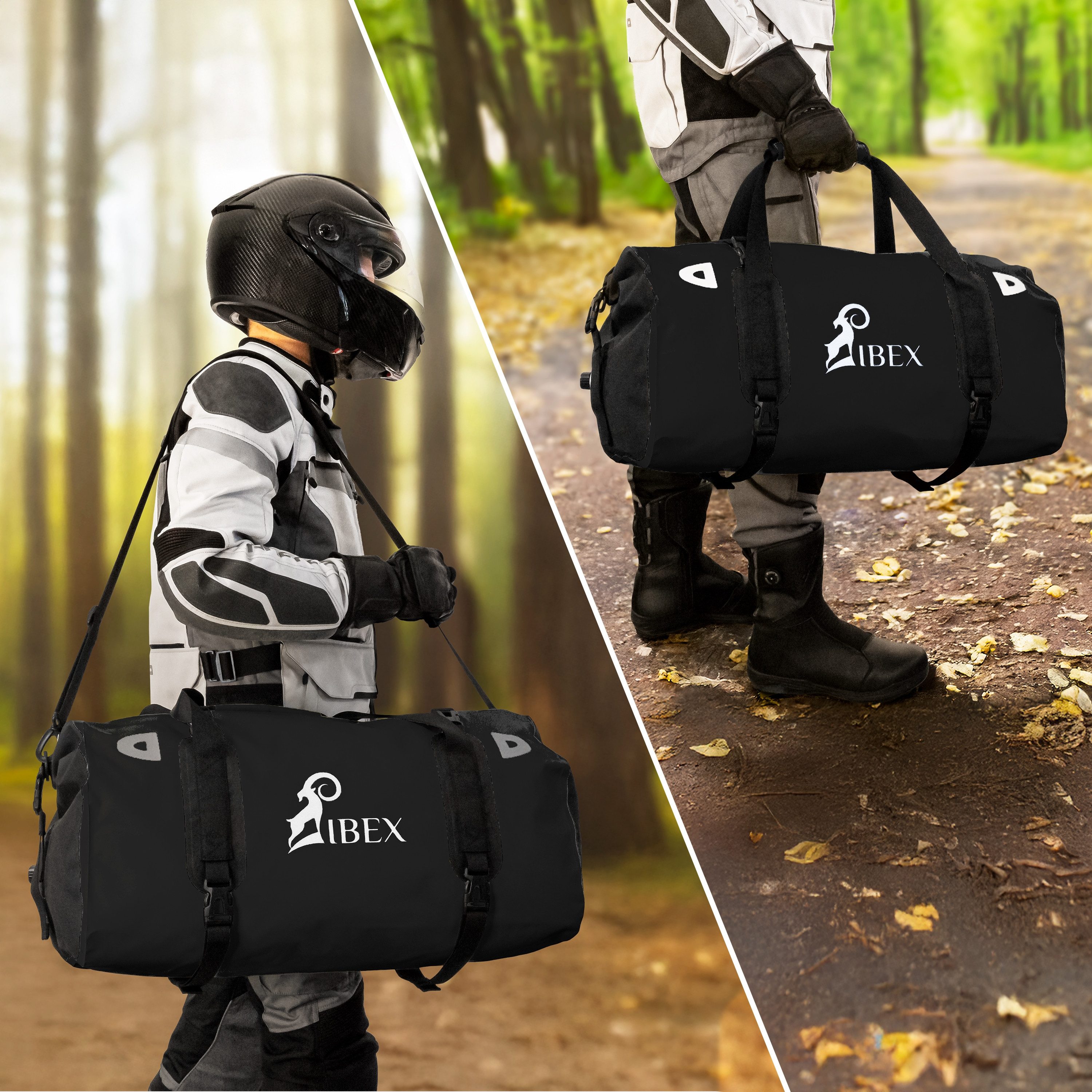 ZIEGER Gepäckträgertasche Gepäckbrücke mit Gepäcktasche Gepäckrolle Hecktasche Reisetasche für K