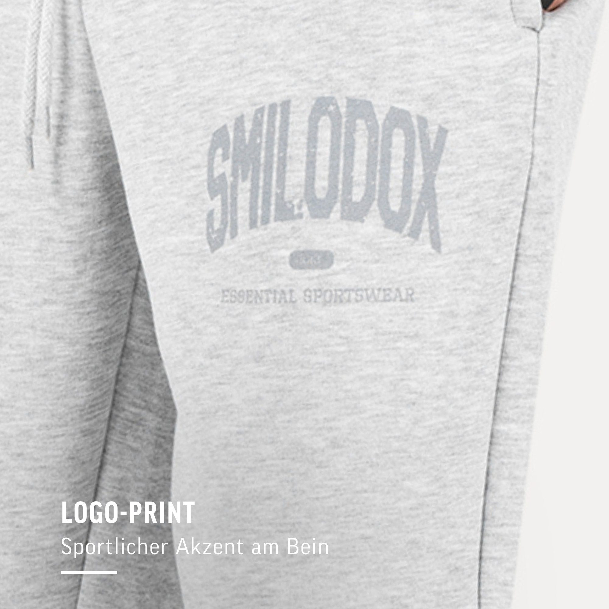 Jogginghose Oswin, Trainingshose Herren, Baggy Fit mit elastischem Bund, Gym