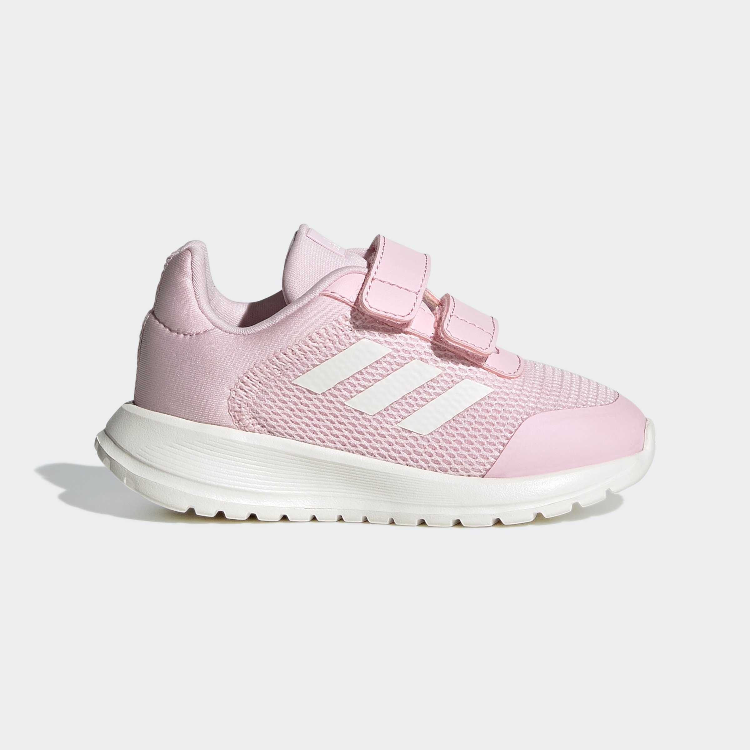 adidas Sportswear TENSAUR RUN / Pink Pink Klettverschluss mit Core Sneaker / Clear Clear White