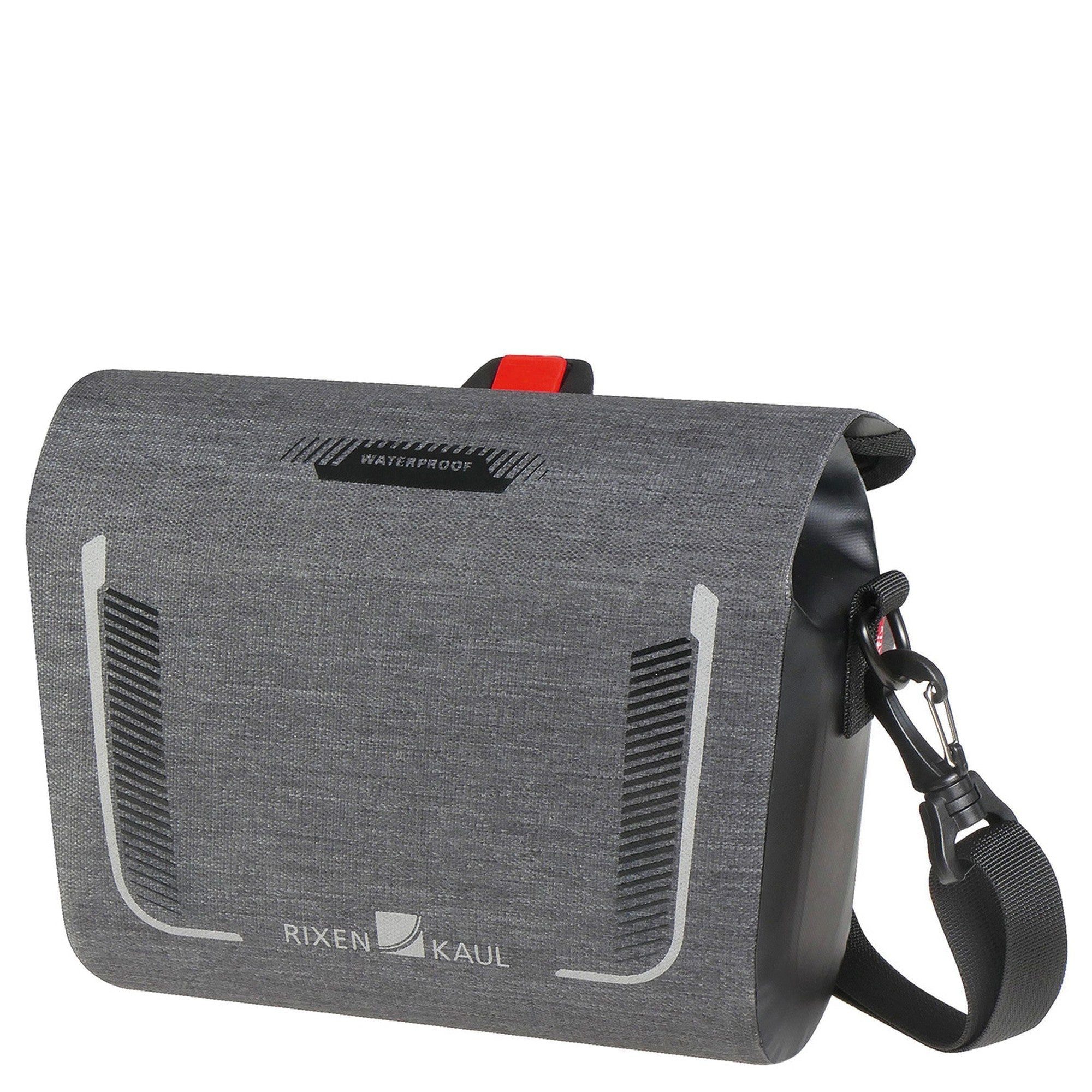 KlickFix Fahrradtasche Baggy Mini Waterproof - Lenkertasche 20 cm (grau)