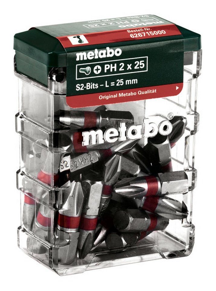 metabo Bit-Set, Bit-Box PH2, SP, 25-teilig