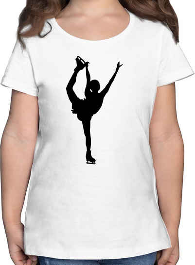 Shirtracer T-Shirt Eiskunstläuferin Einzellaufen Kinder Sport Kleidung