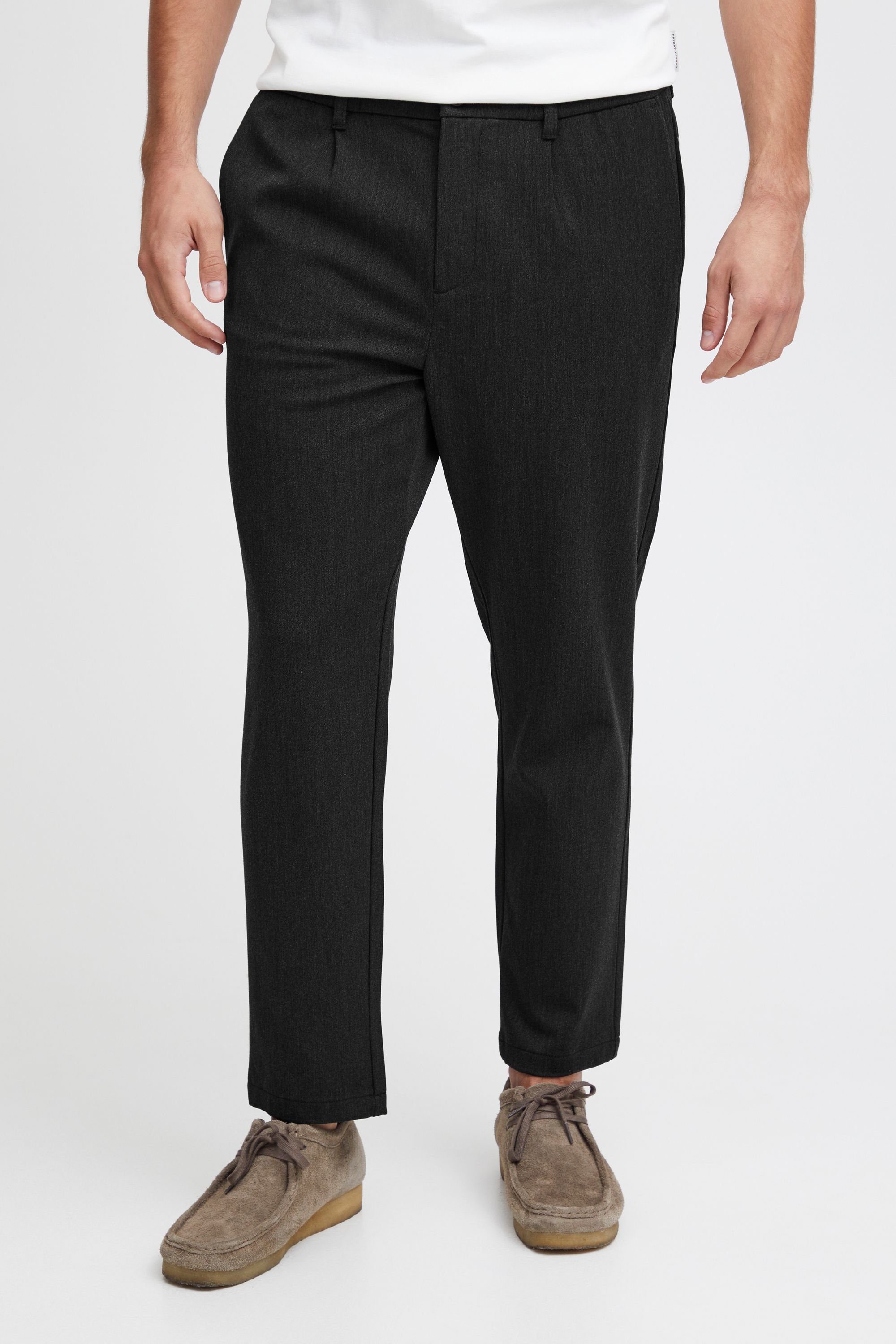 Casual Friday Stoffhose CFMarc performance pnts with pleat - 20504943 Dark grey melange (50818)