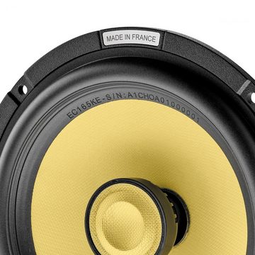 FOCAL EC165KE, 2-Wege Koaxiallautsprecher K2 POWER EVO-Serie, 16.5cm Auto-Lautsprecher (80 W, 16 cm, MAX: 160 Watt)