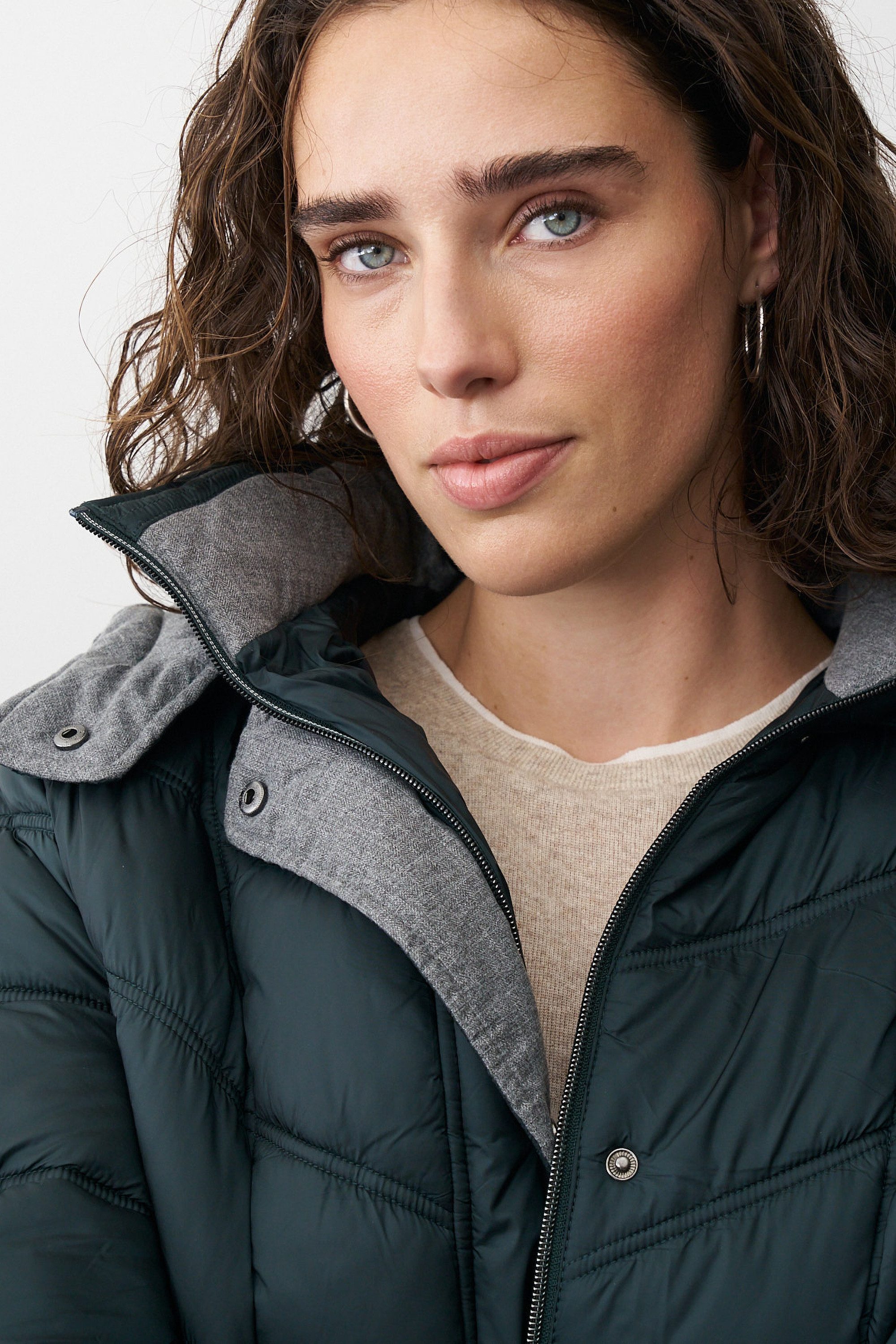 Barbara Lebek Steppjacke wattierte Herbstjacke oder Damenjacke mit Steppmuster