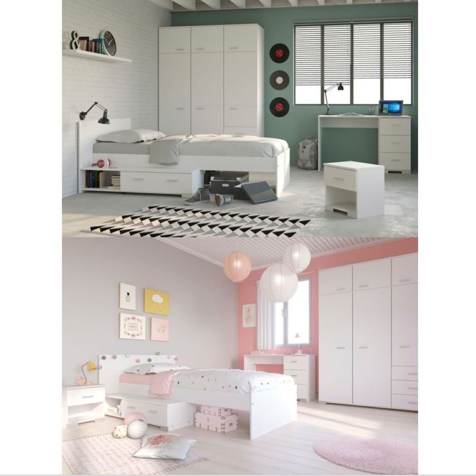 Parisot Jugendzimmer-Set "Galaxy", (Set, 4 tlg., Kleiderschrank, Bett, Nach günstig online kaufen