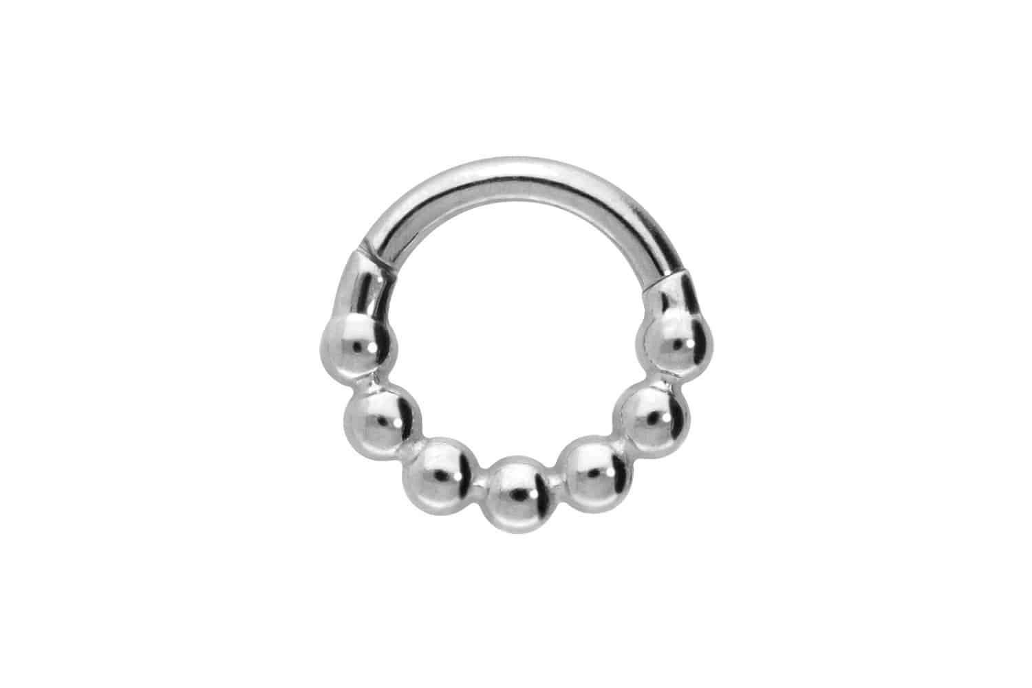 PIERCINGLINE Nasenpiercing Titan Segmentring Clicker KUGELN Ohrpiercing Sep günstig online kaufen