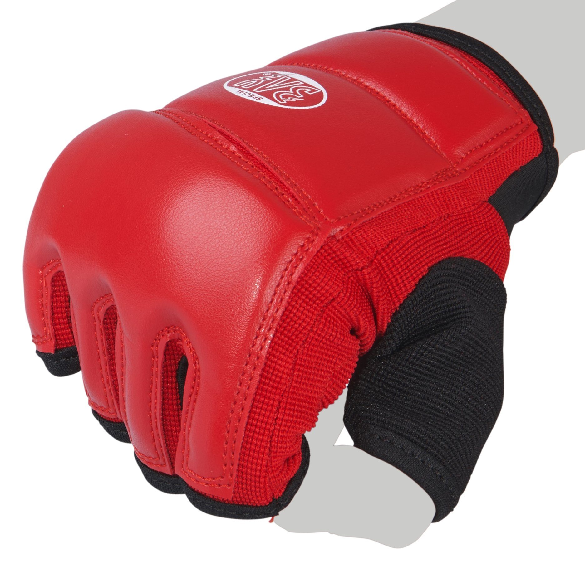 BAY-Sports Sandsackhandschuhe Touch Boxhandschuhe Sandsack Boxsack Handschutz rot, XS - XXL Erwachsene und Kinder