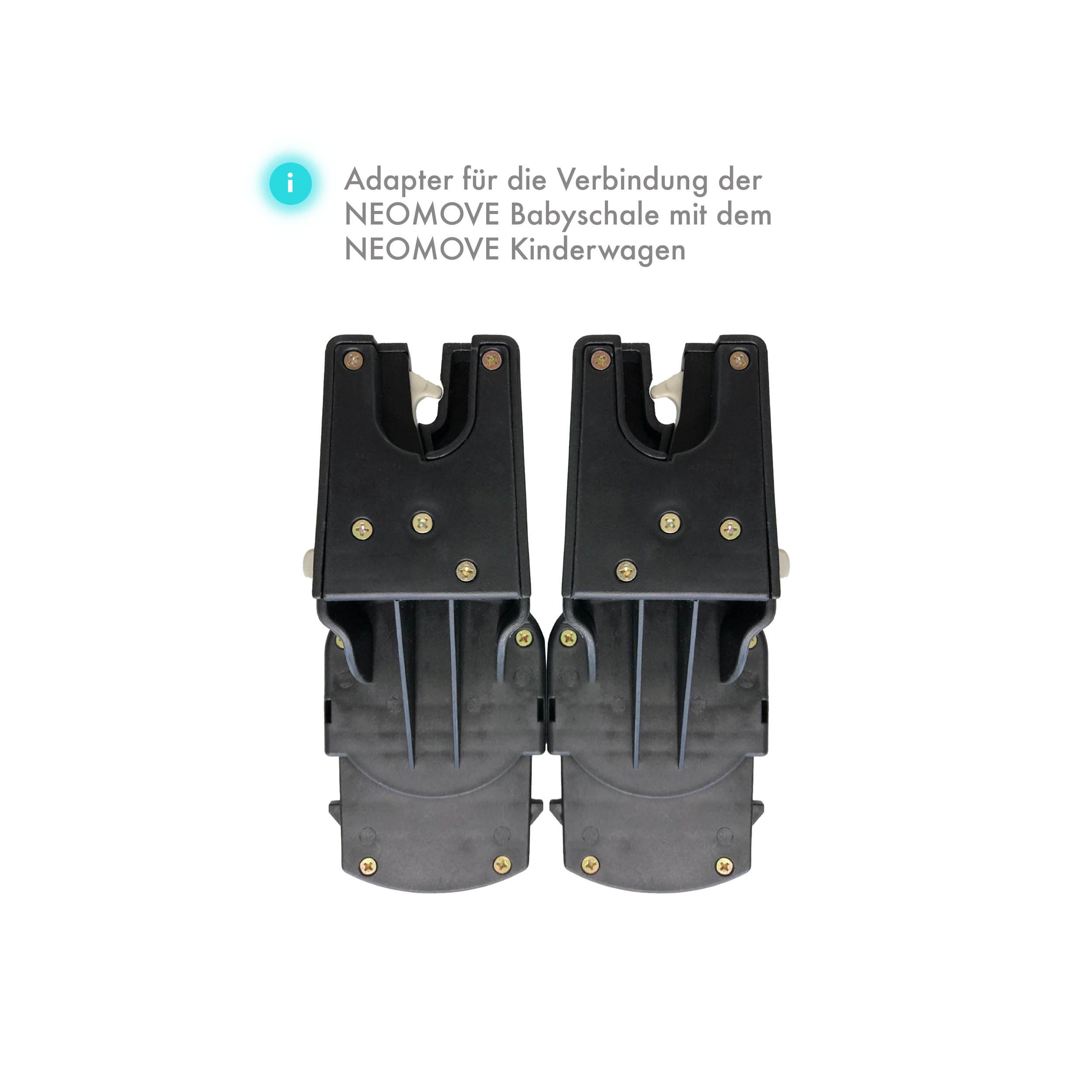 Daliya® Adapter für Kinderwagen NEOMOVE Adapter von NEOMOVE Babyschale zum NEOMOVE Kinderwagen, Verbindung der NEOMOVE Babyschale mit dem NEOMOVE Kinderwagen