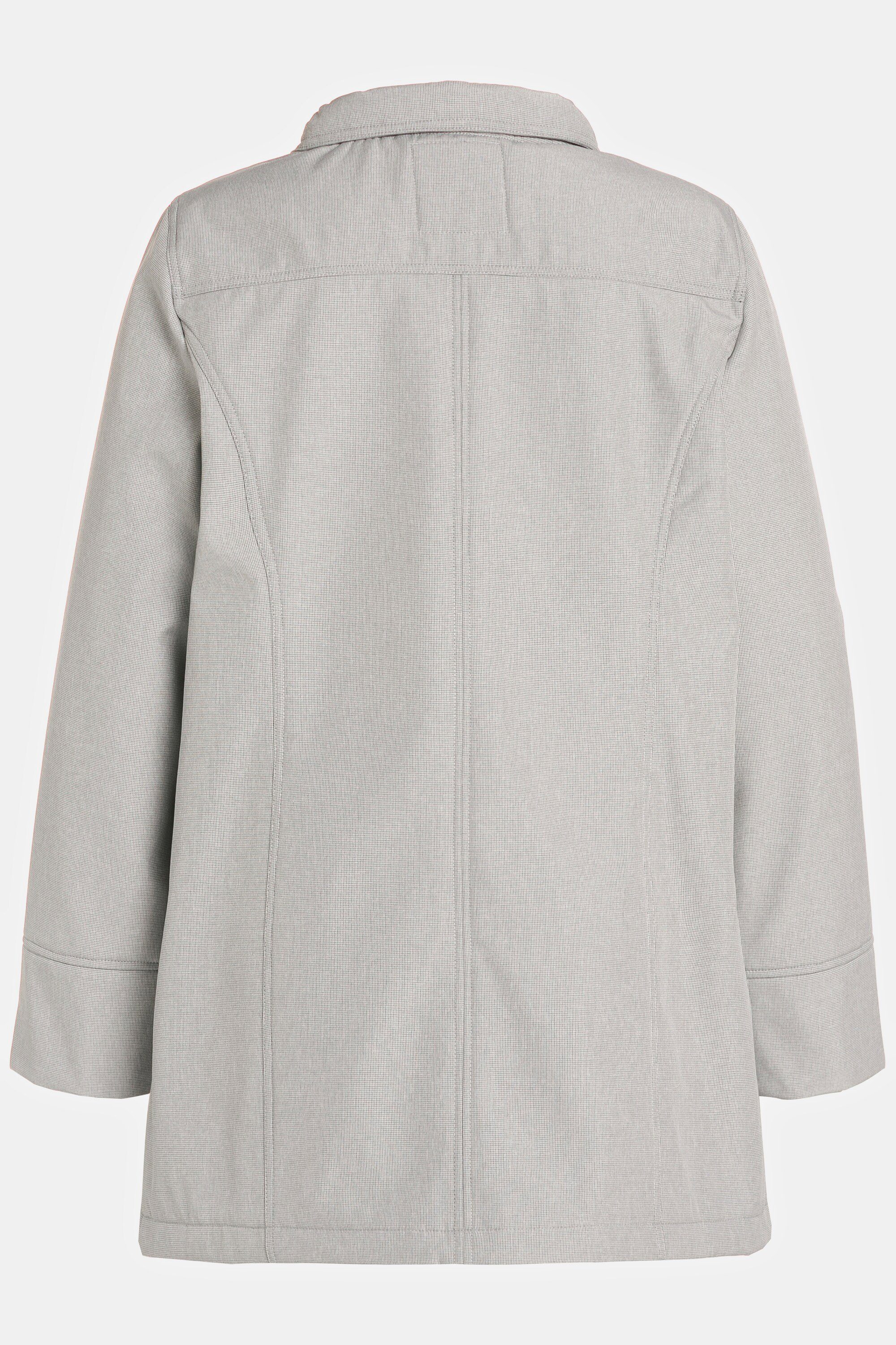 Ulla Popken Parka HYPRAR Softshelljacke Hahnentrittmuster