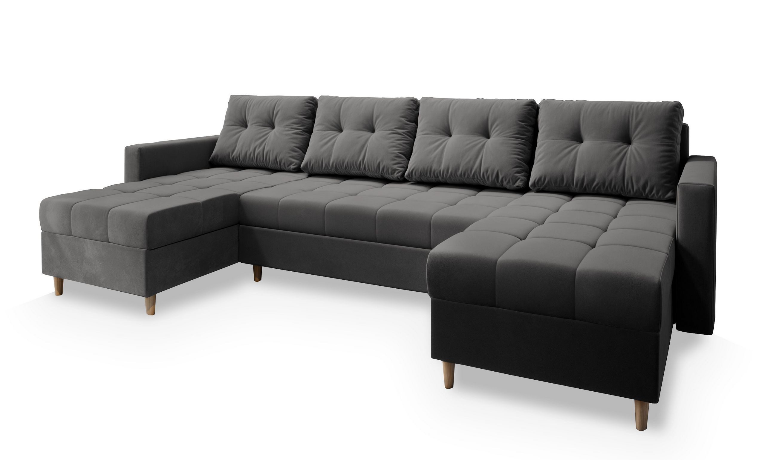 Masseno Ecksofa MILO mit Schlaffunktion U-Form, günstig online kaufen