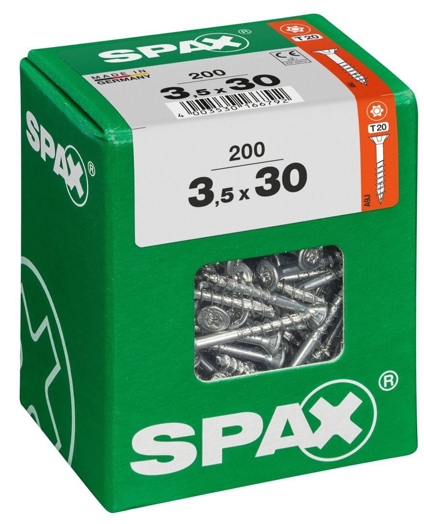 SPAX Holzbauschraube Spax Universalschrauben 200 x 20 mm TX 30 3.5 