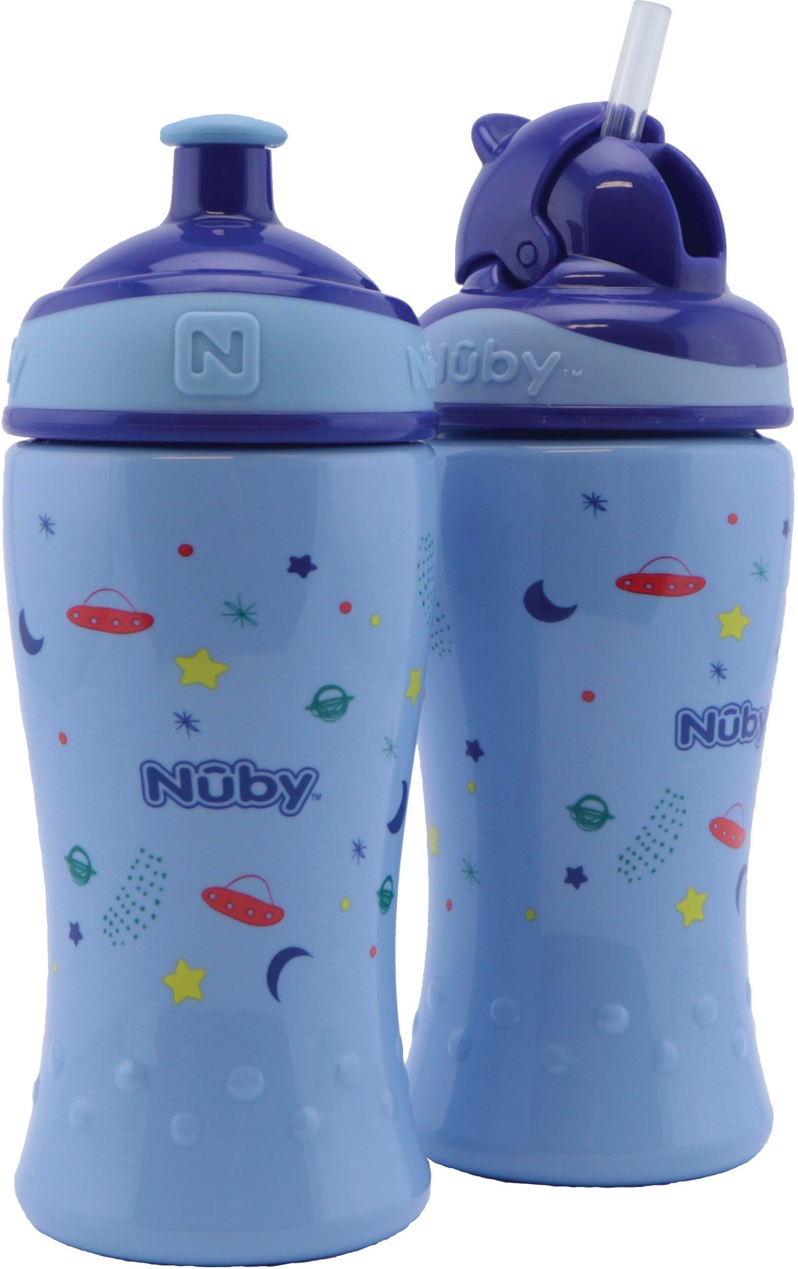 Nuby Trinkflasche blau