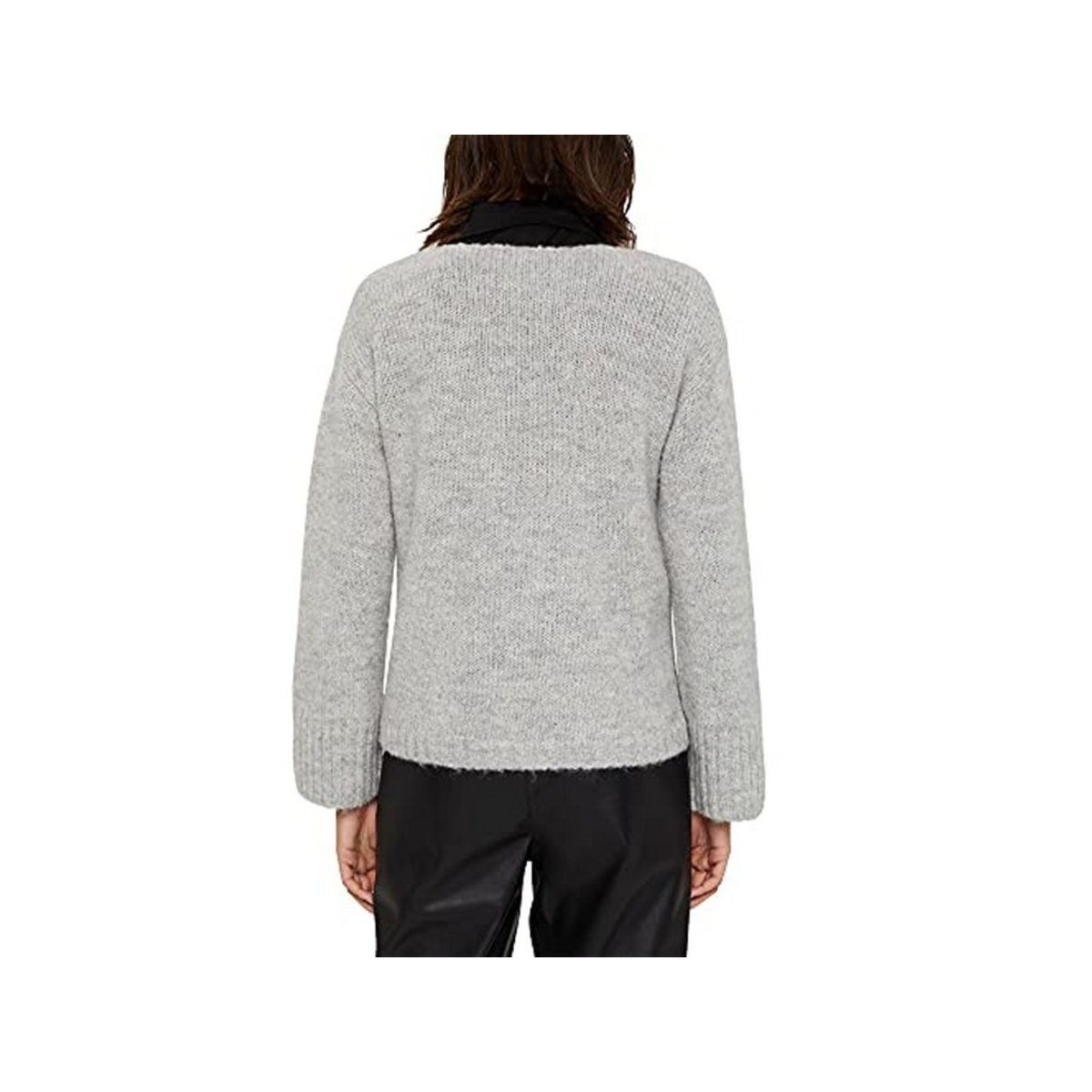 Esprit (1-tlg) Longpullover hell-grau