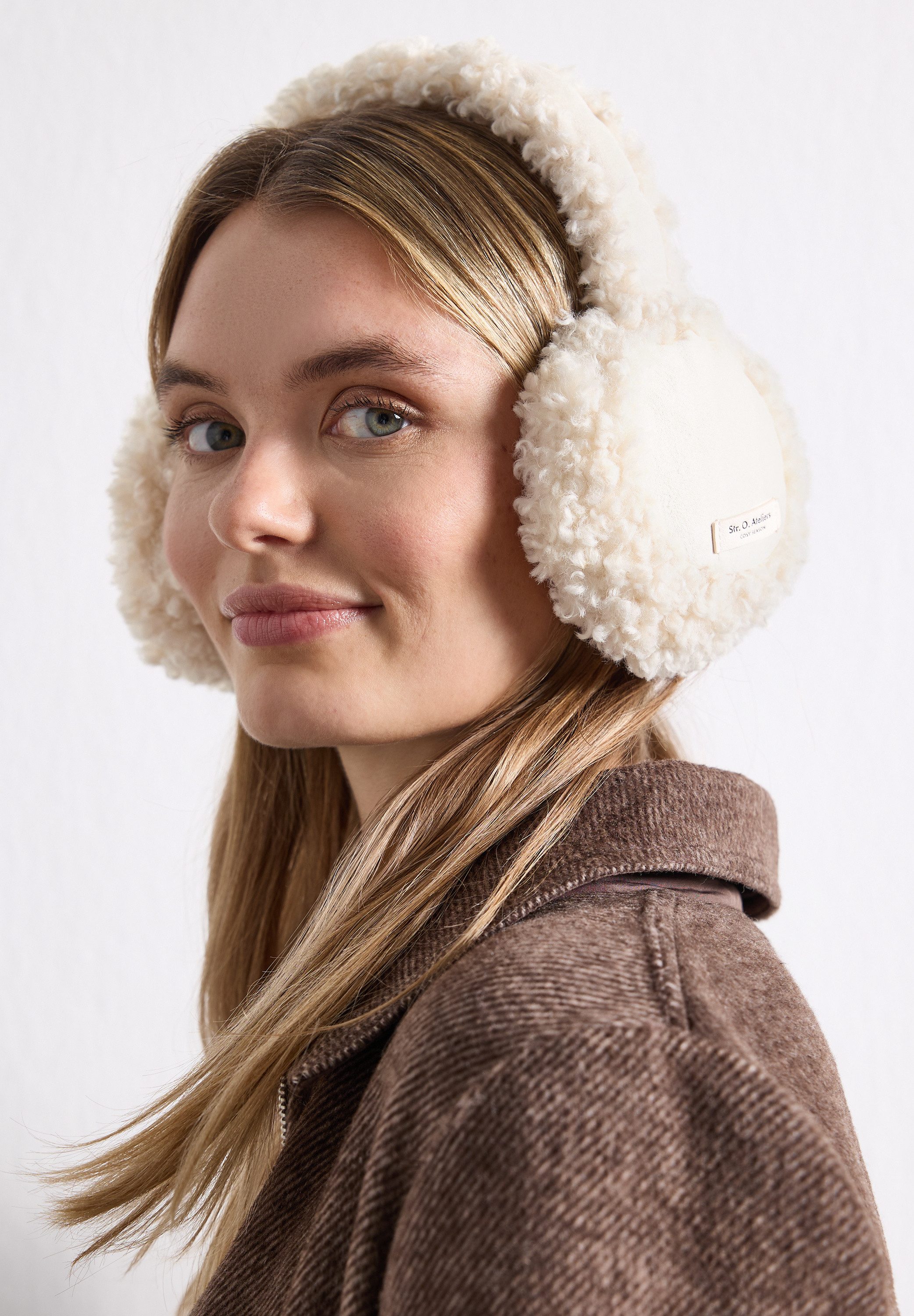 STREET ONE Ohrenwärmer in Teddyfell Optik