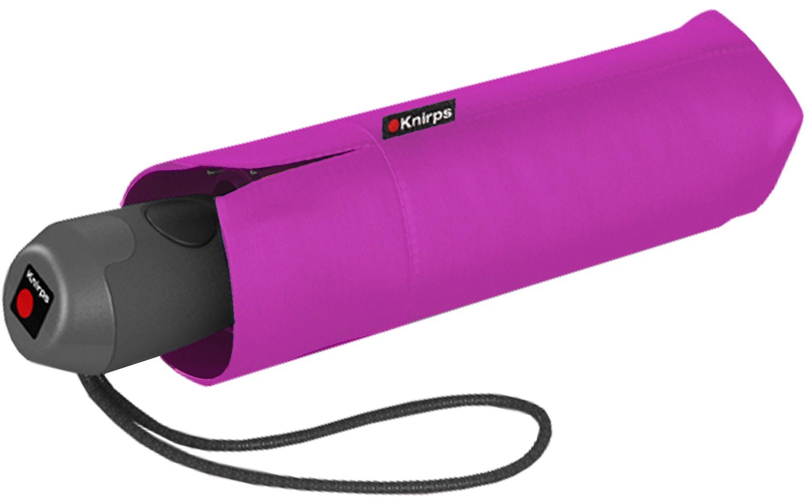 pink Taschenregenschirm Auf-Zu-Automatik, Automatikschirm mit für Handtasche die E.100 Knirps® kleiner, kompakter Mini-Schirm