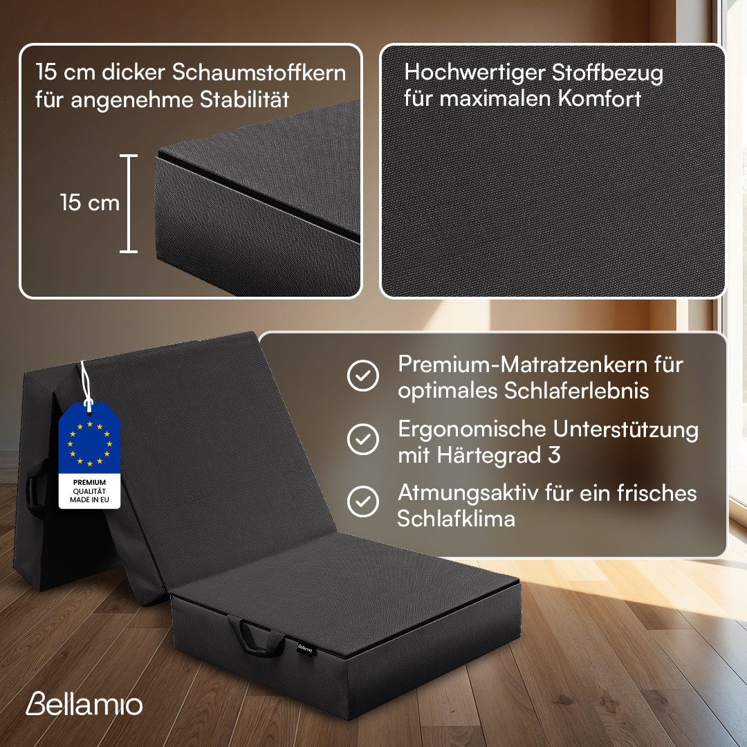 Klappmatratze Lomme, Bellamio, 15 cm hoch, günstig online kaufen