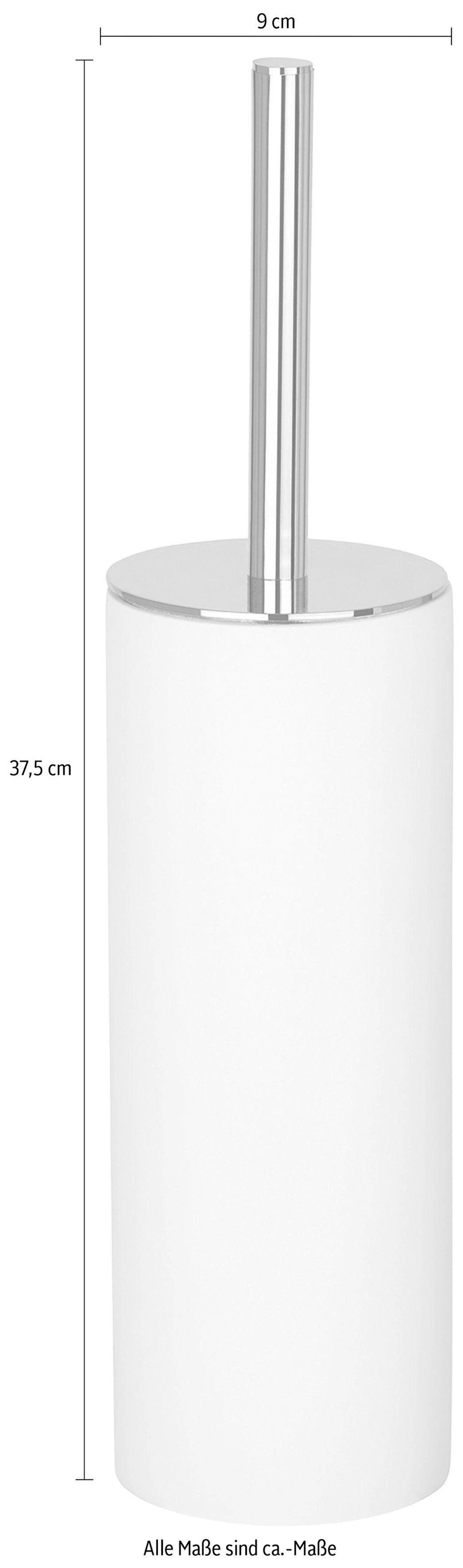 WENKO WC-Garnitur Ida, Bürstenkopf-Durchmesser 7,5 cm weiß
