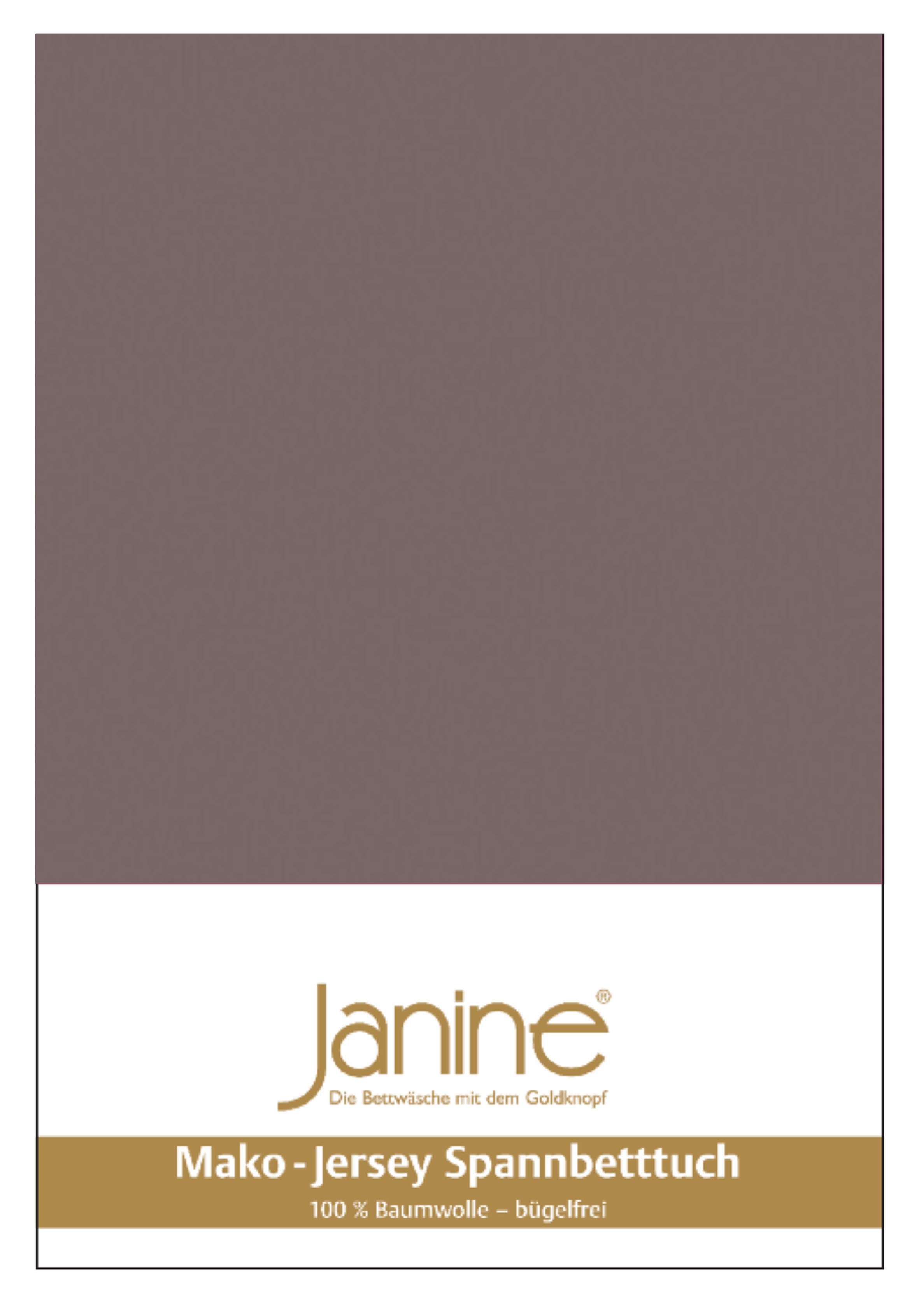 Janine Spannbettlaken Janine Mako Jersey Spannbetttuch günstig online kaufen