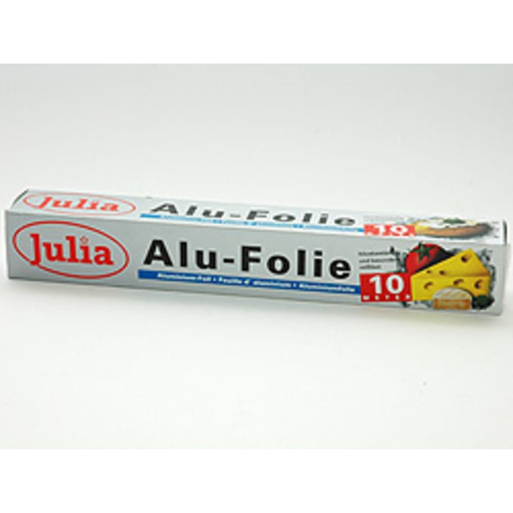 HundB Frischhaltebeutel Alu-Folie 30 cm x 10 m Silber 1 Rolle, Zubehör für Grillen und Backen, Aluminiumfolie Küchenfolie Haushaltsfolie Backfolie Grillfolie Verpack