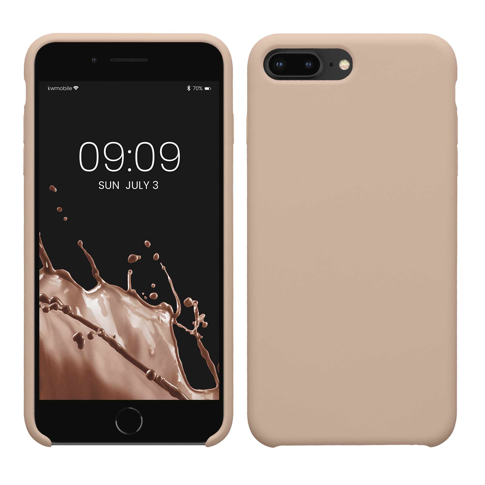 kwmobile Handyhülle Handyhülle für Apple iPhone 7 Plus / 8 Plus Hülle, Weiches Handy Silikon Case - Schutzhülle Cover