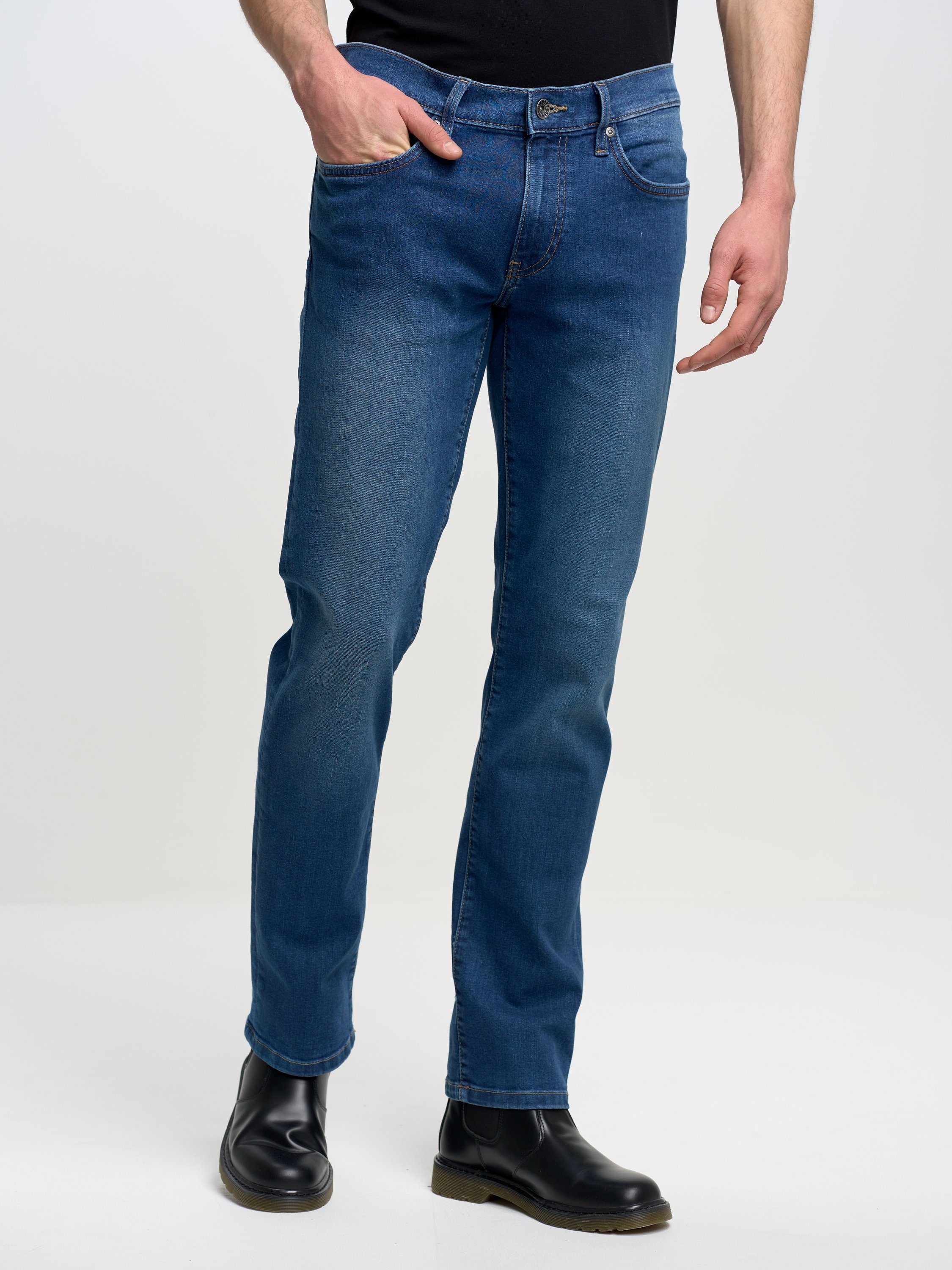 TERRY (1-tlg) STAR BIG royalblau Slim-fit-Jeans