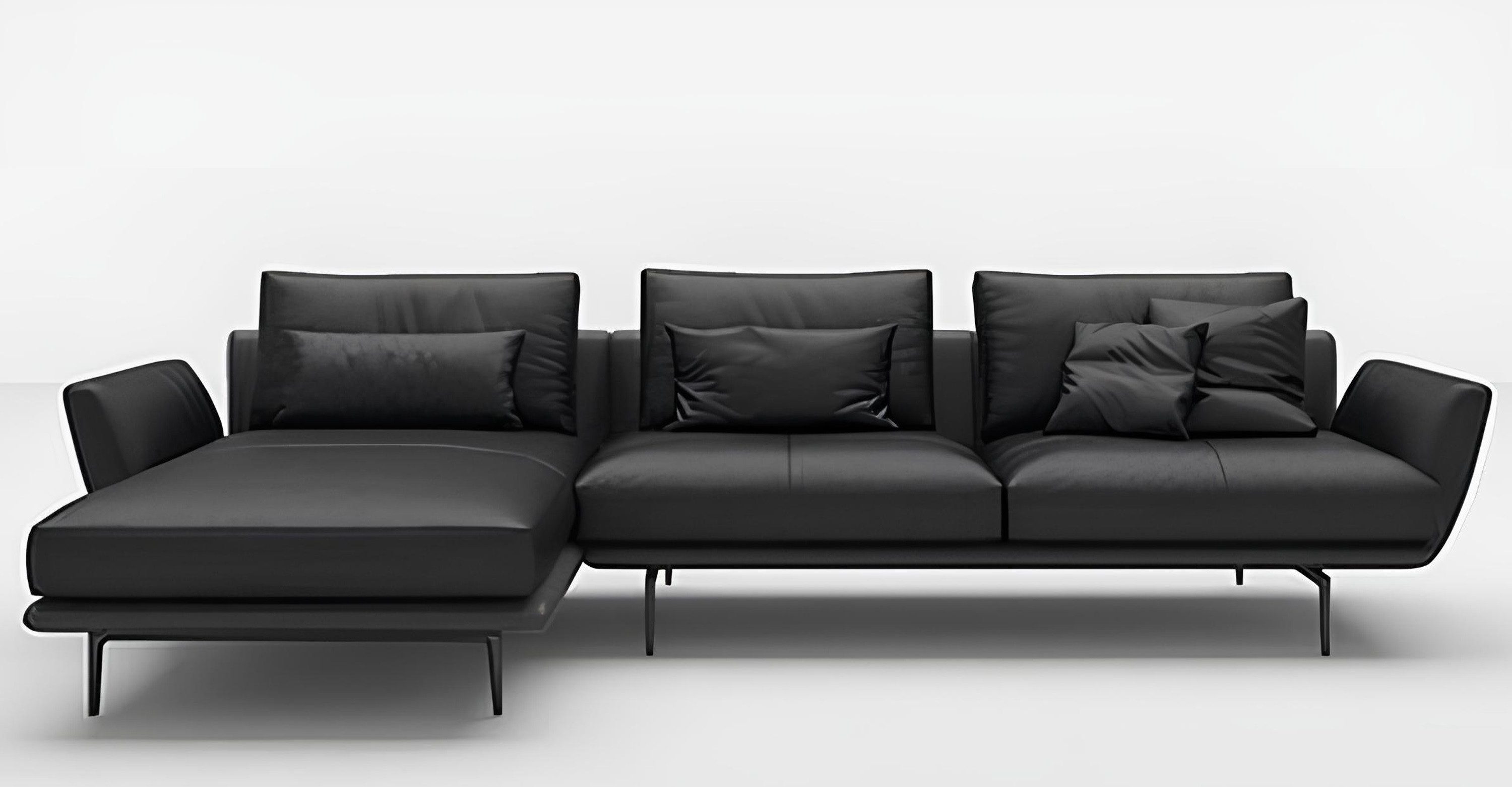 Xlmoebel Ecksofa Ecksofa aus Leder in günstig online kaufen