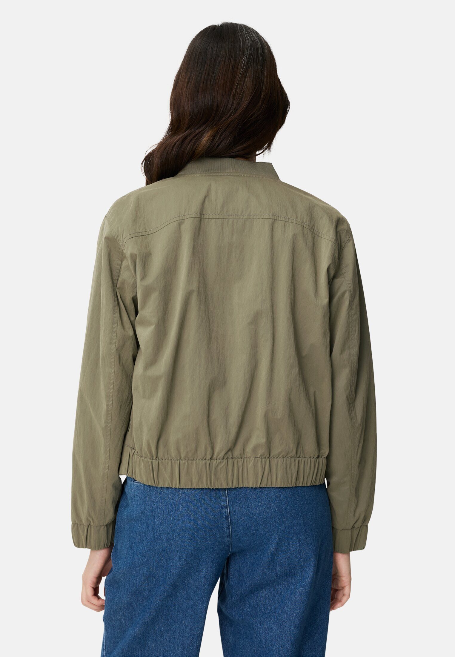 camel active Jackenblazer mit Bomberkragen Langarm Stehkragen