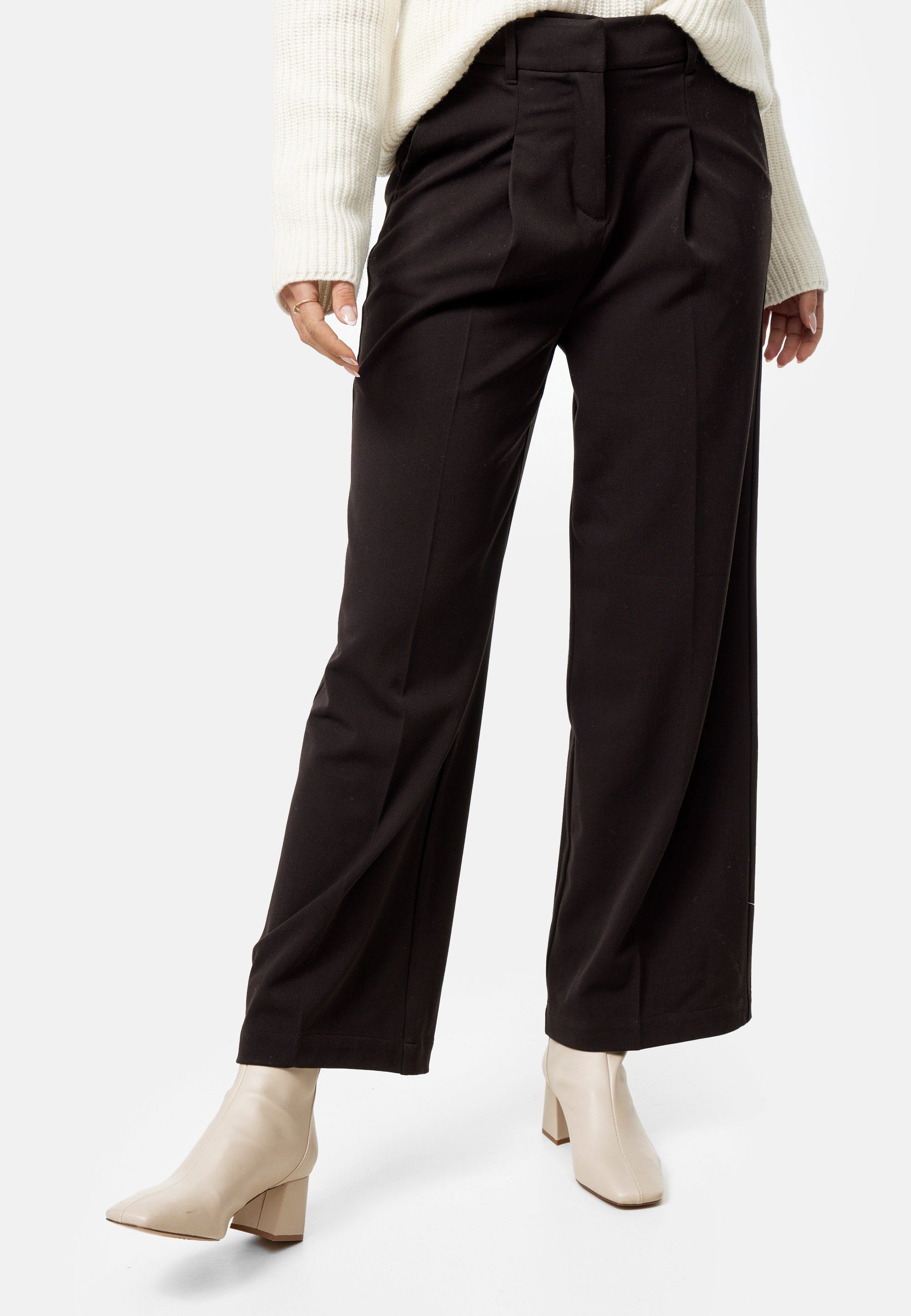 re.draft Marlene-Hose Wide Leg braun