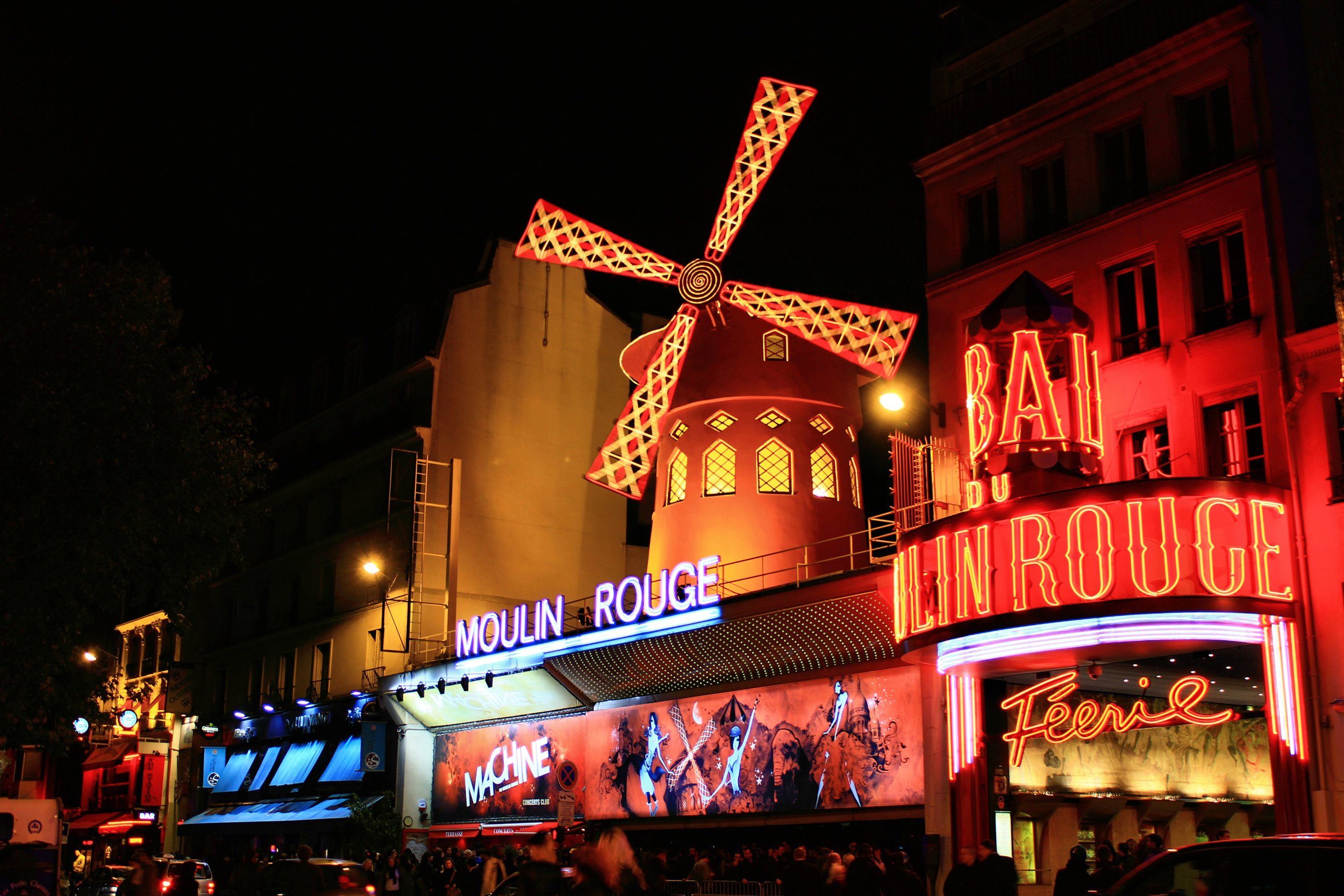 ROUGE-KABARETT VARIETE' Papermoon PARIS MOULIN Fototapete NACHTCLUB MUSICAL