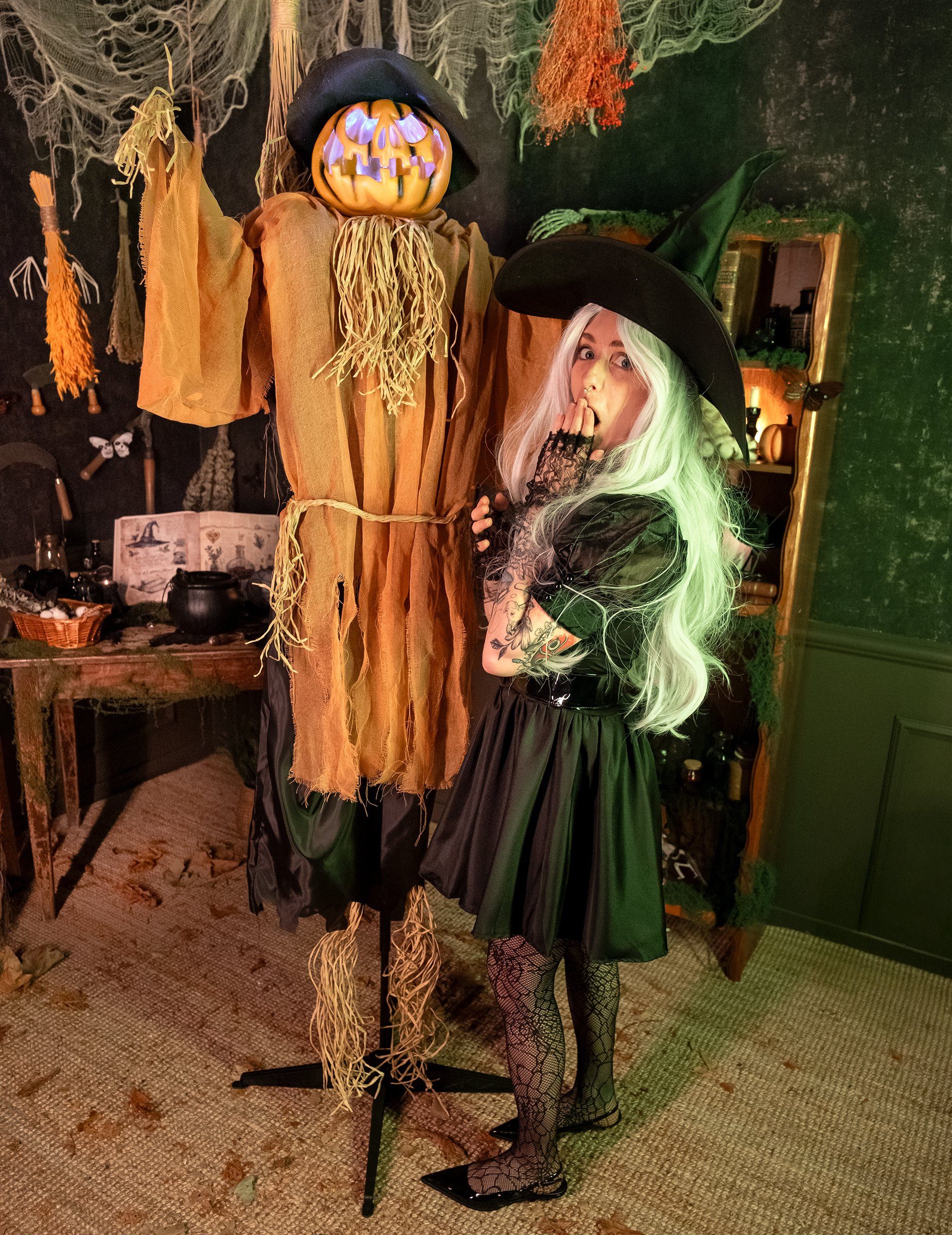 Boland Kostüm Horror Kürbis, animiert, 190 cm