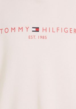 Tommy Hilfiger Sweatkleid ESSENTIAL HOODIE DRESS S/S mit kurzen Ärmeln