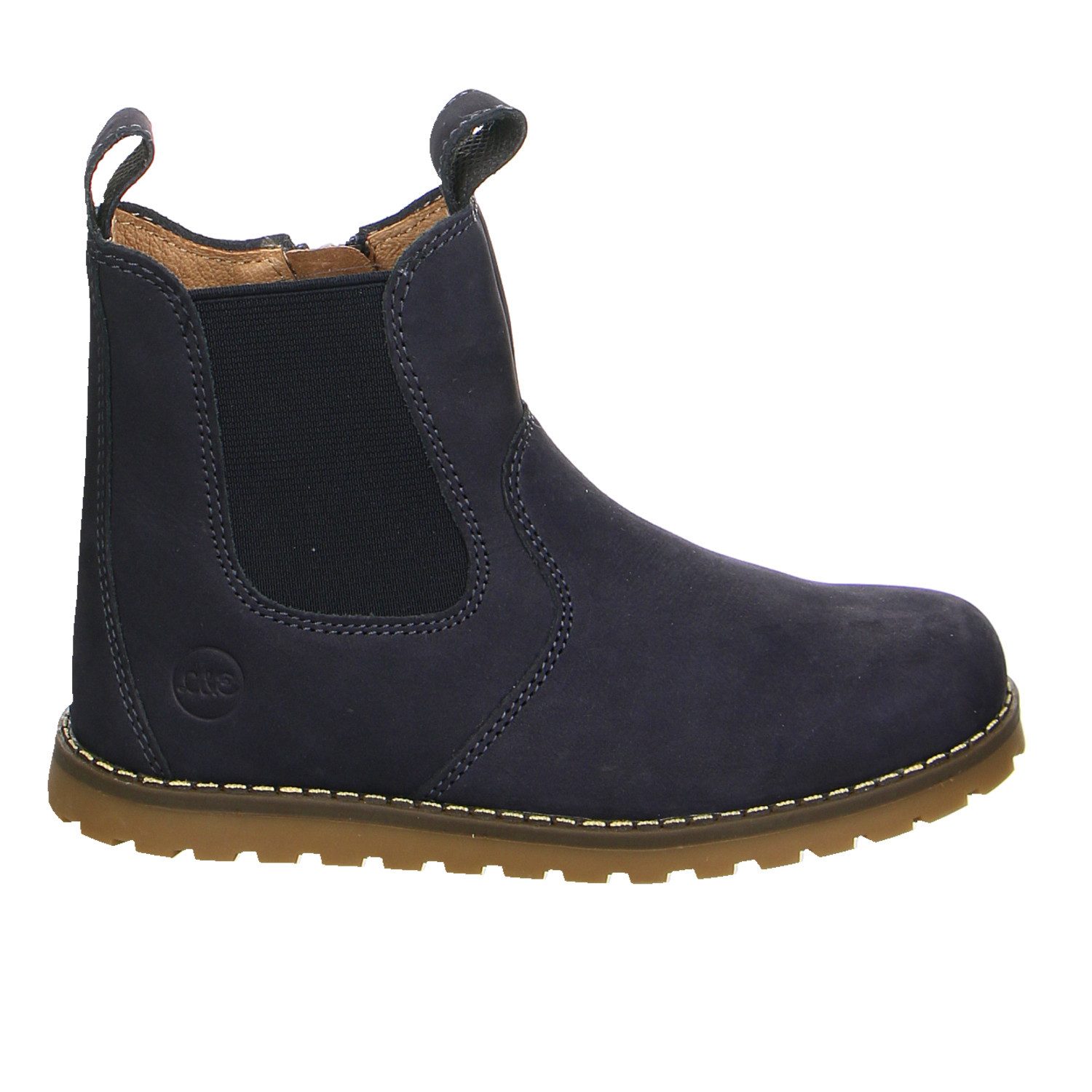 Lotta & Emil Lotta&emil Winter Blau Nubuk Klettstiefel Winter Mädchen blau Winterstiefelette