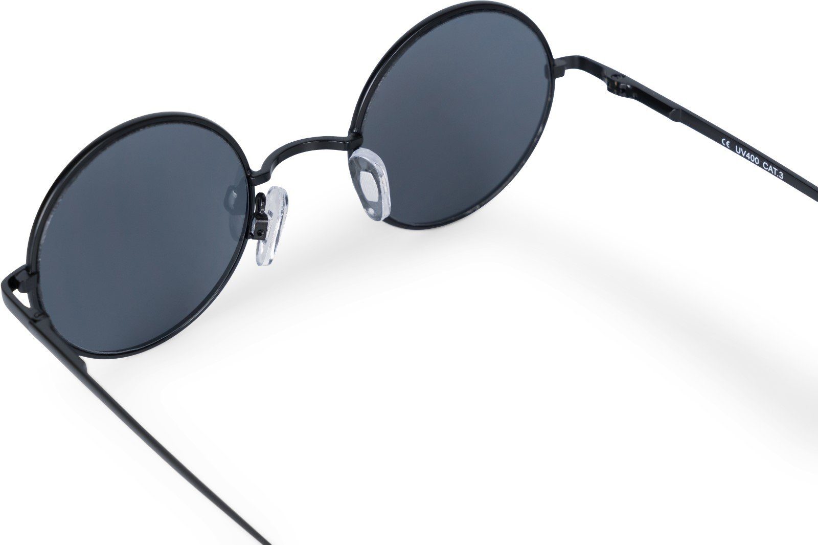 styleBREAKER Sonnenbrille Sonnenbrille mit kleinen runden Gläsern und Metallrahmen (1-St)