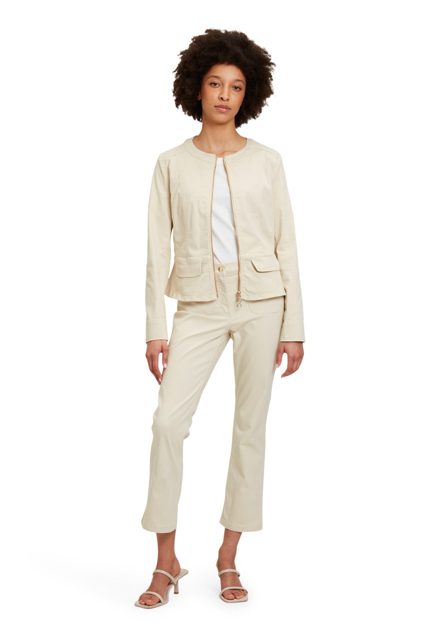 Betty Barclay Jackenblazer Betty Barclay Blazer-Jacke langarm Schößchen