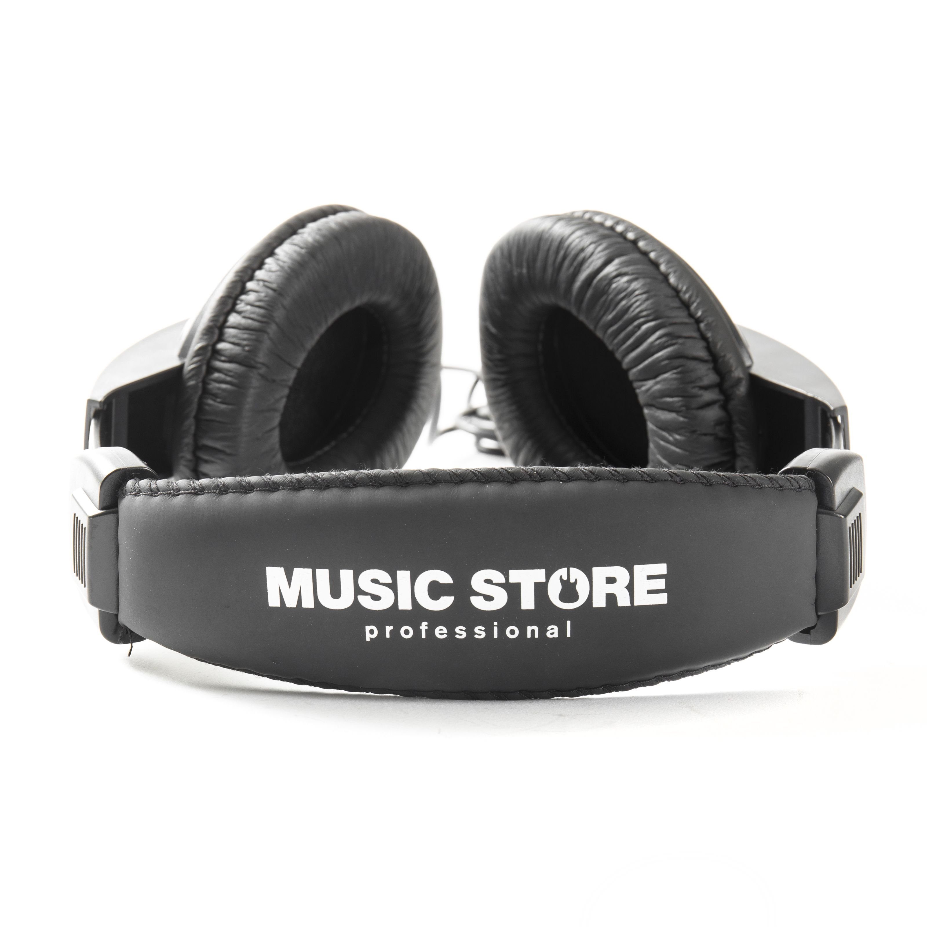 MUSIC STORE Kopfhörer (Ohrumschließender Kopfhörer, Geschlossen, Schwarz)