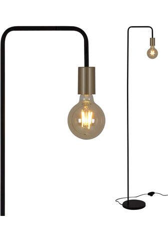 Näve Pastatomas šviestuvas Modo be lemputės E27 max. 40W schwarz/gold Fußschlater h: 150cm b: 205cm