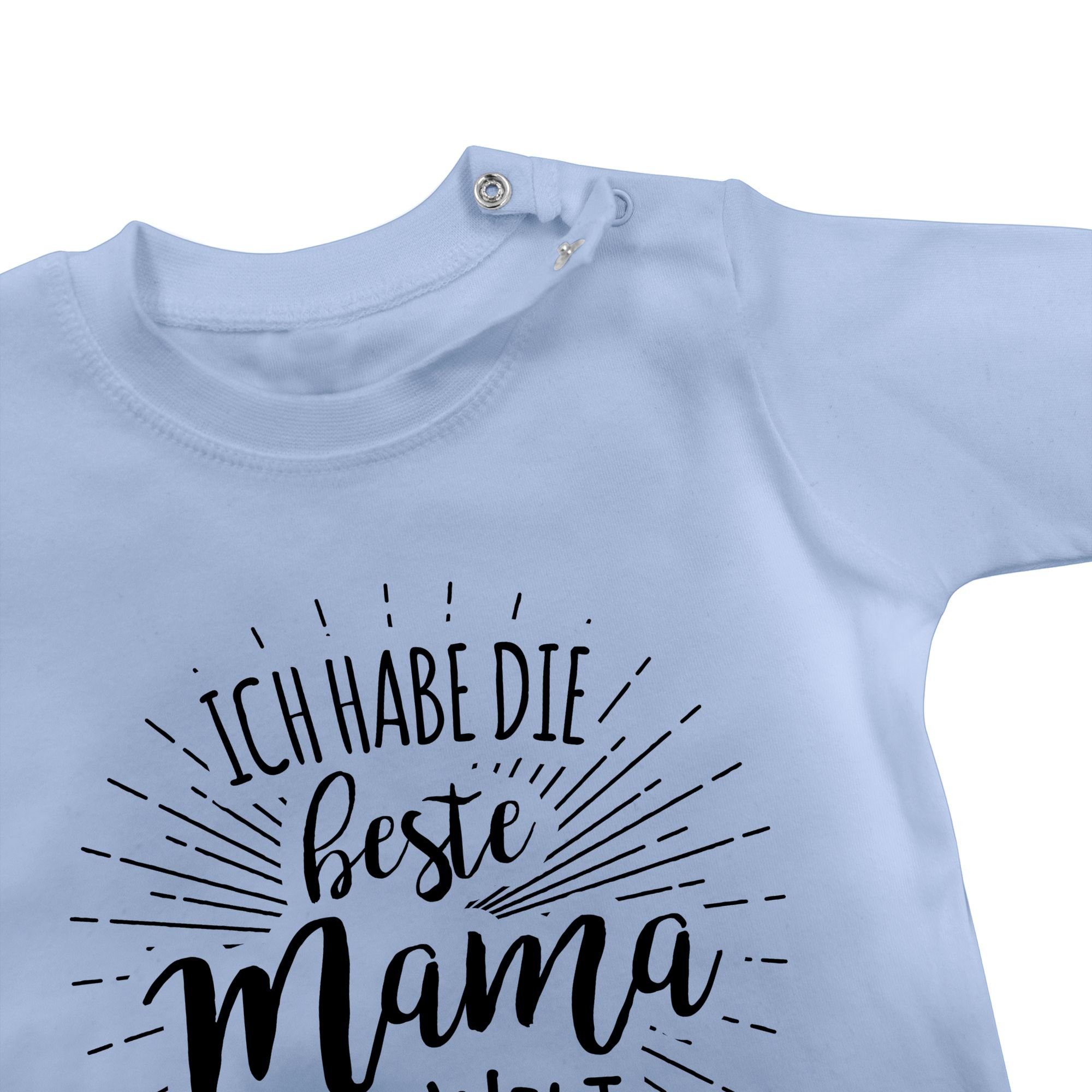 beste der Mama Shirtracer Ich habe Babyblau die Muttertagsgeschenk 1 T-Shirt Welt