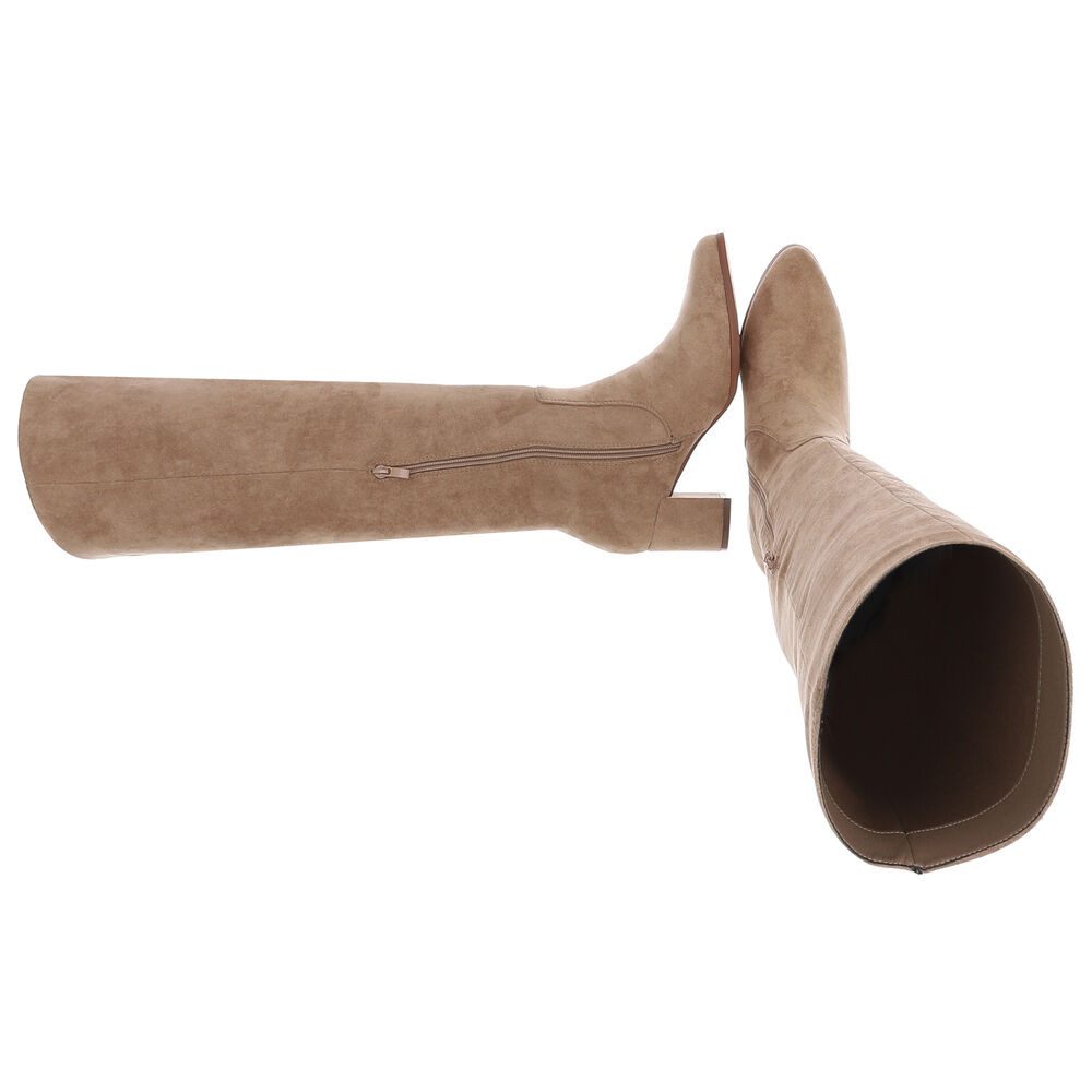 Ital-Design Elegante Overknee-Stiefel mit Blockabsatz für Damen Overkneesti günstig online kaufen