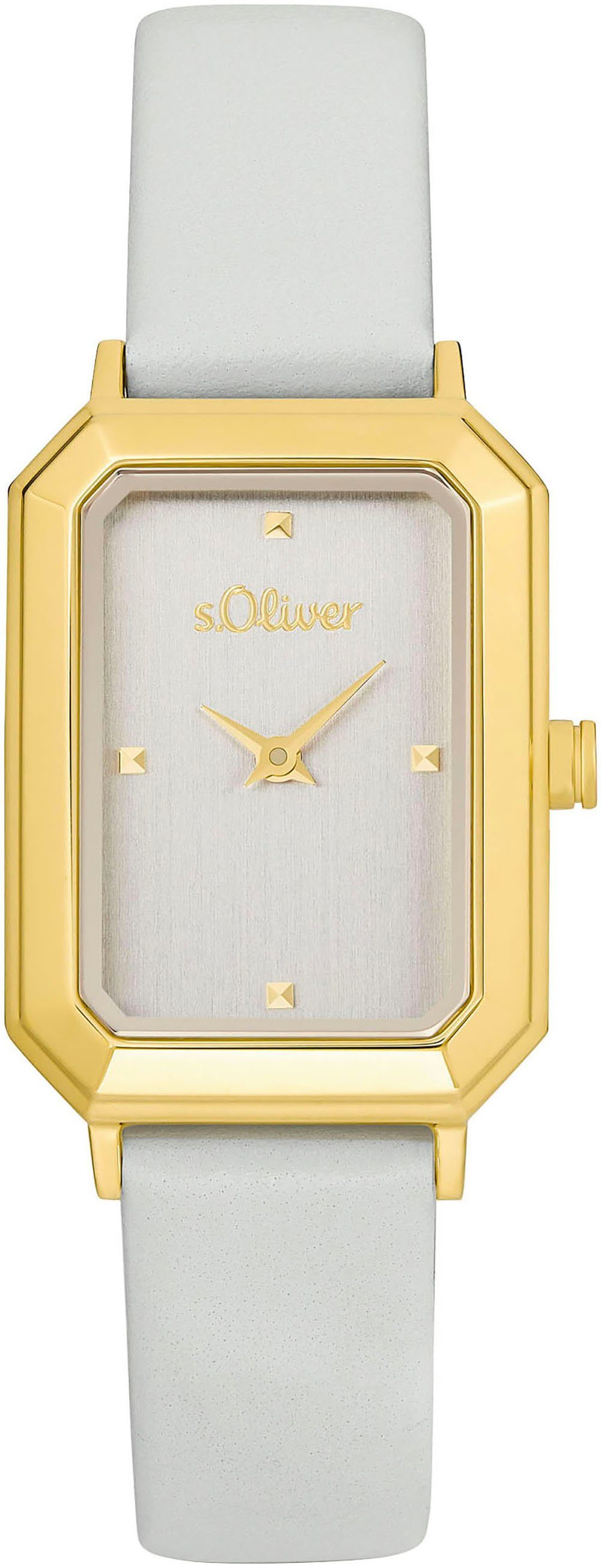 s.Oliver Quarzuhr 2035438, Armbanduhr, Damenuhr, analog, günstig online kaufen