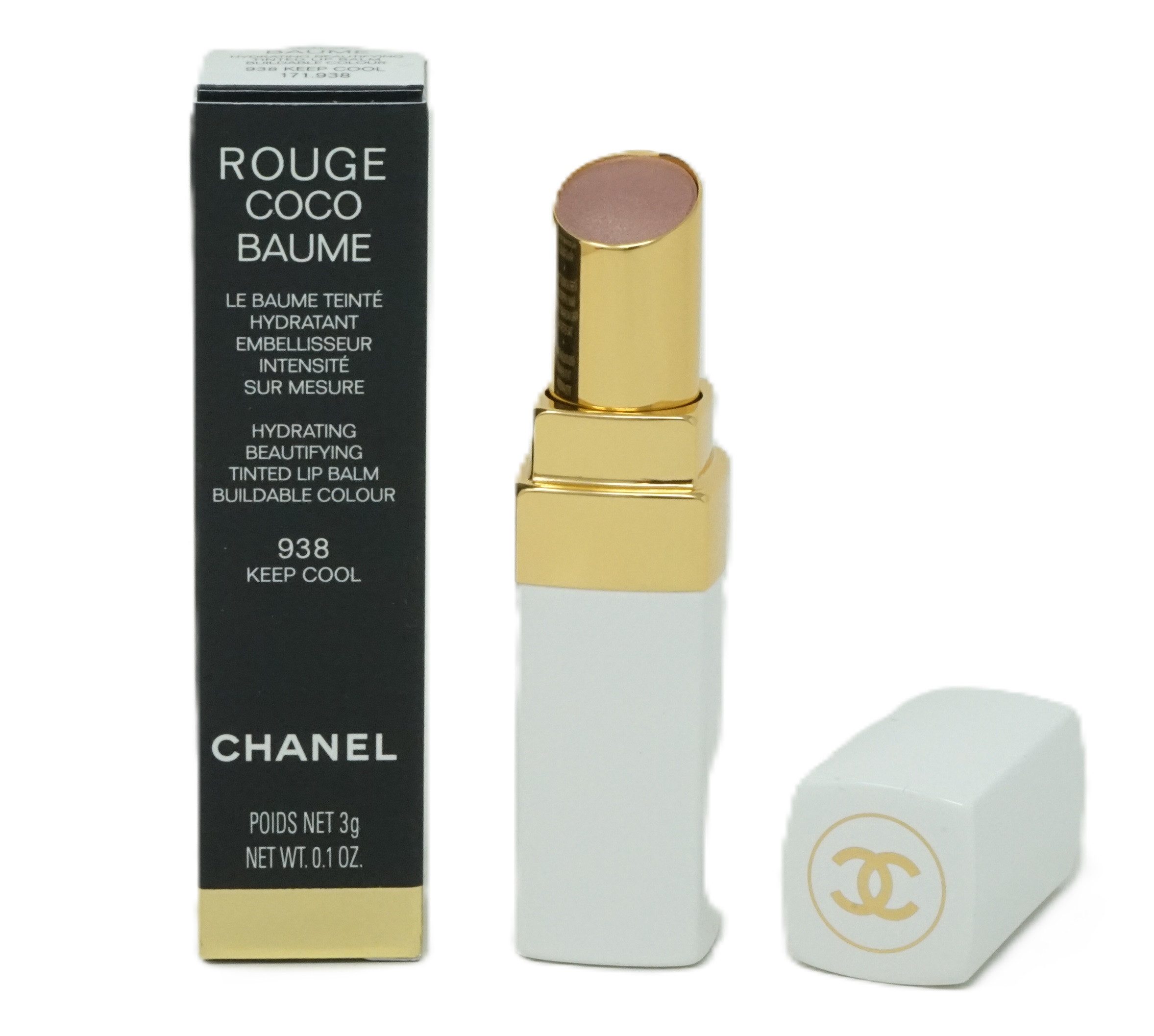 Lippenstift Chanel Rouge Coco Baume Lippenbalsam 3g Keep Cool 938