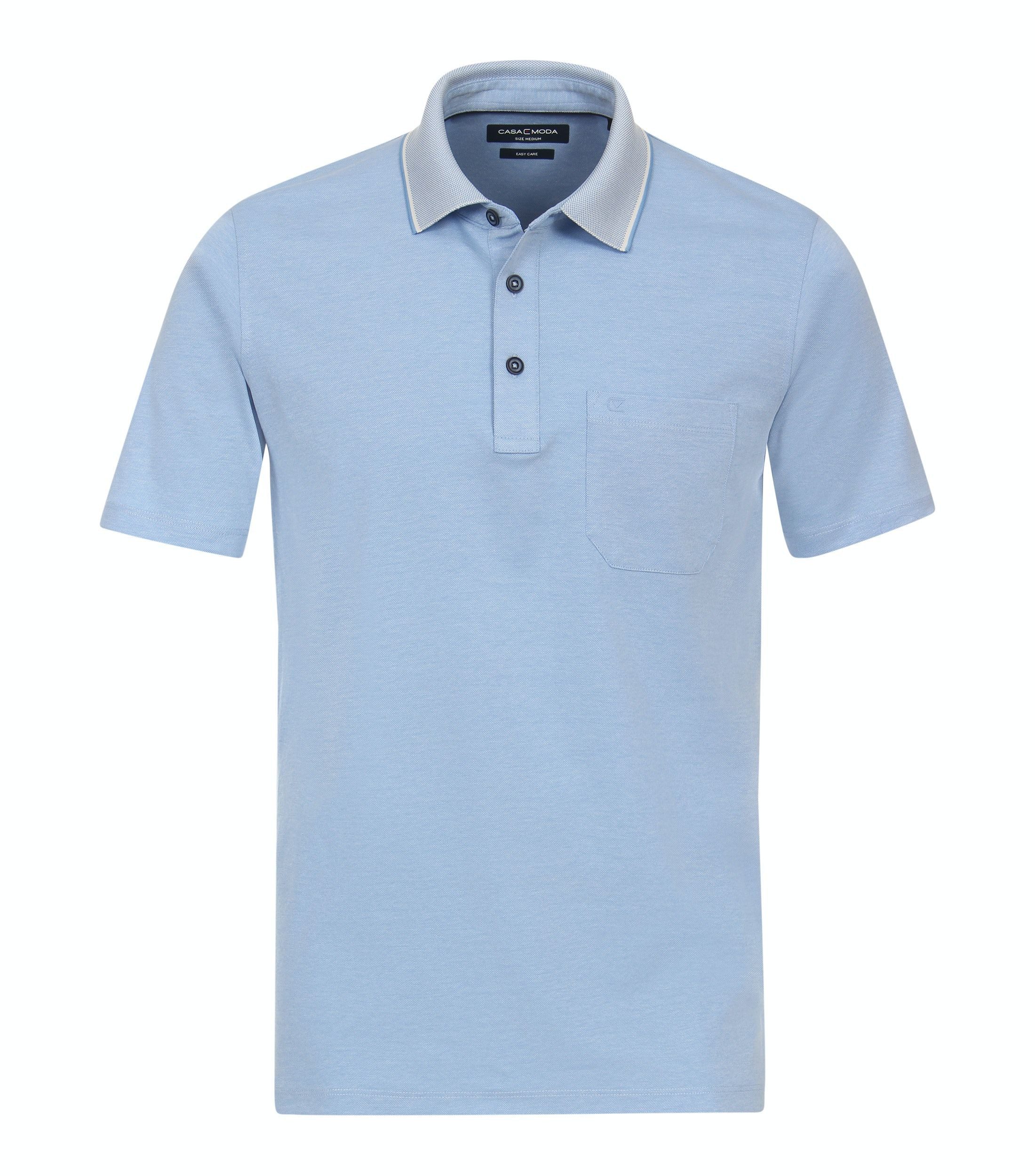 CASAMODA Poloshirt Polo-Shirt unifarben günstig online kaufen