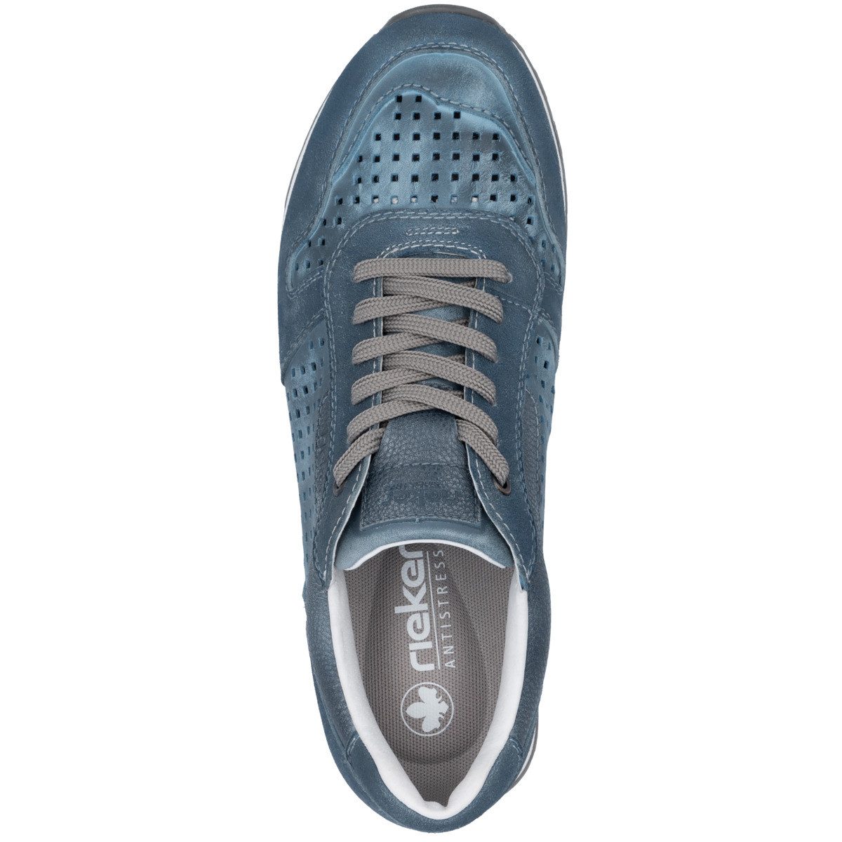 Rieker U0312 Herren Sneaker Turnschuhe, Sportschuhe, Freizeitschuhe, Halbschuhe, Schnürschuhe