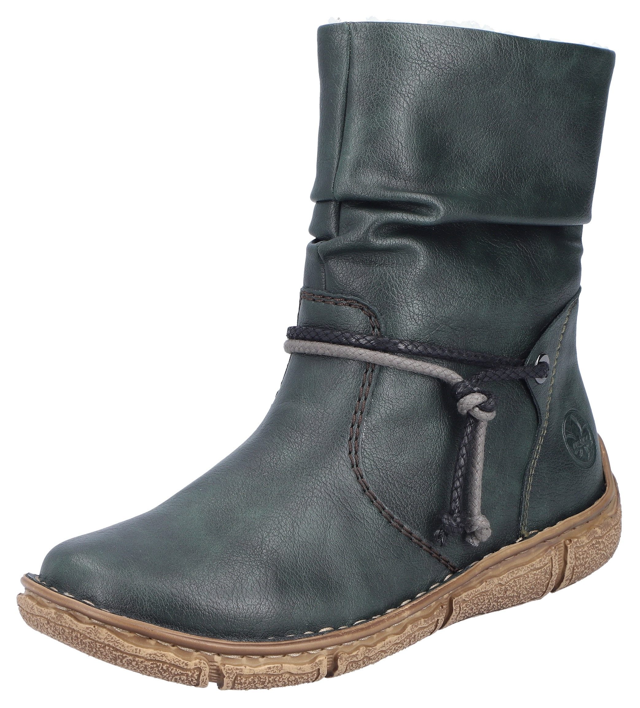 Rieker Winterboots, Winterstiefelette, slouchy Schaft, Reißverschluss, günstig online kaufen