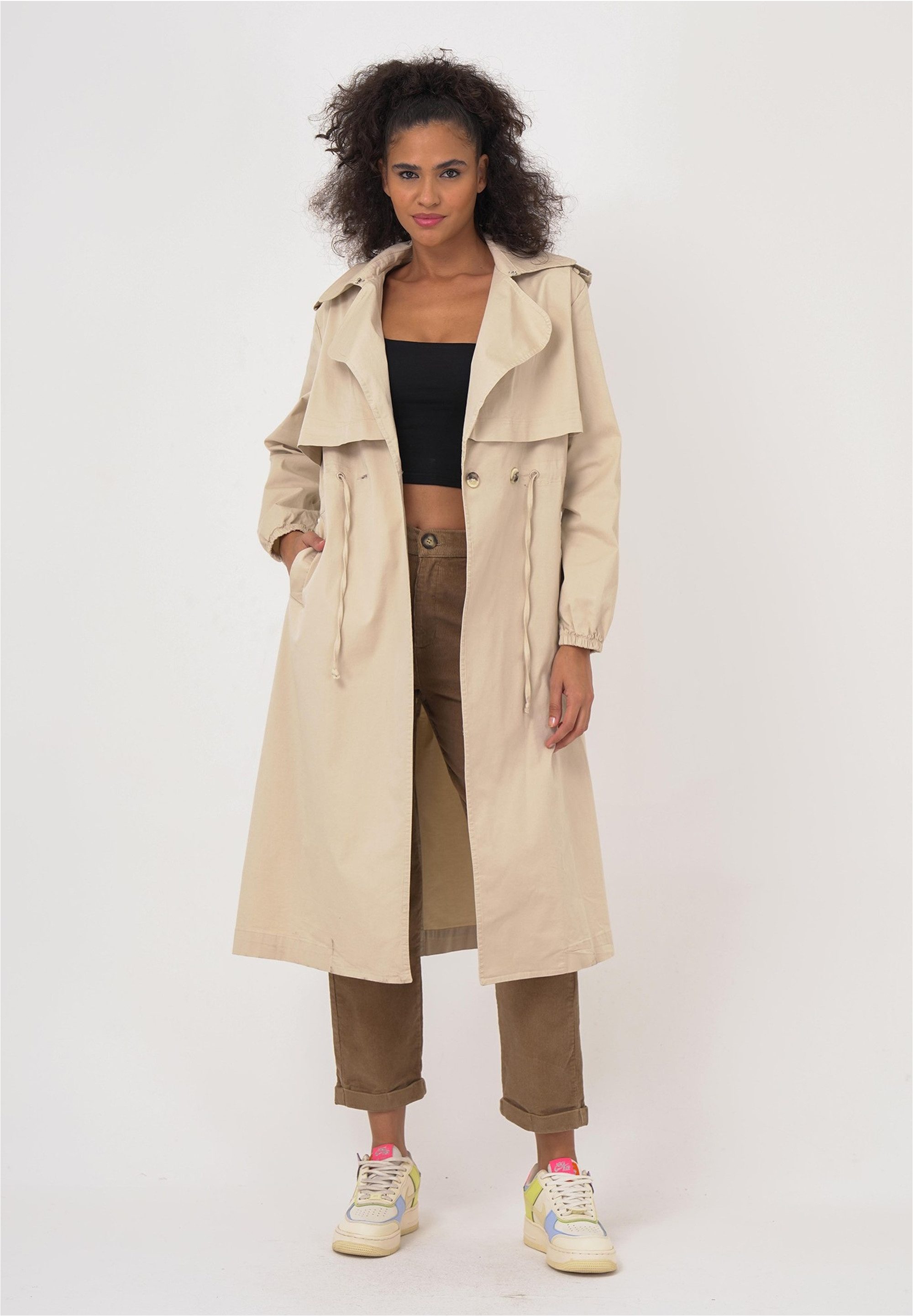 freshlions Trenchcoat "Daria", (1 tlg.), in klassischem Design günstig online kaufen